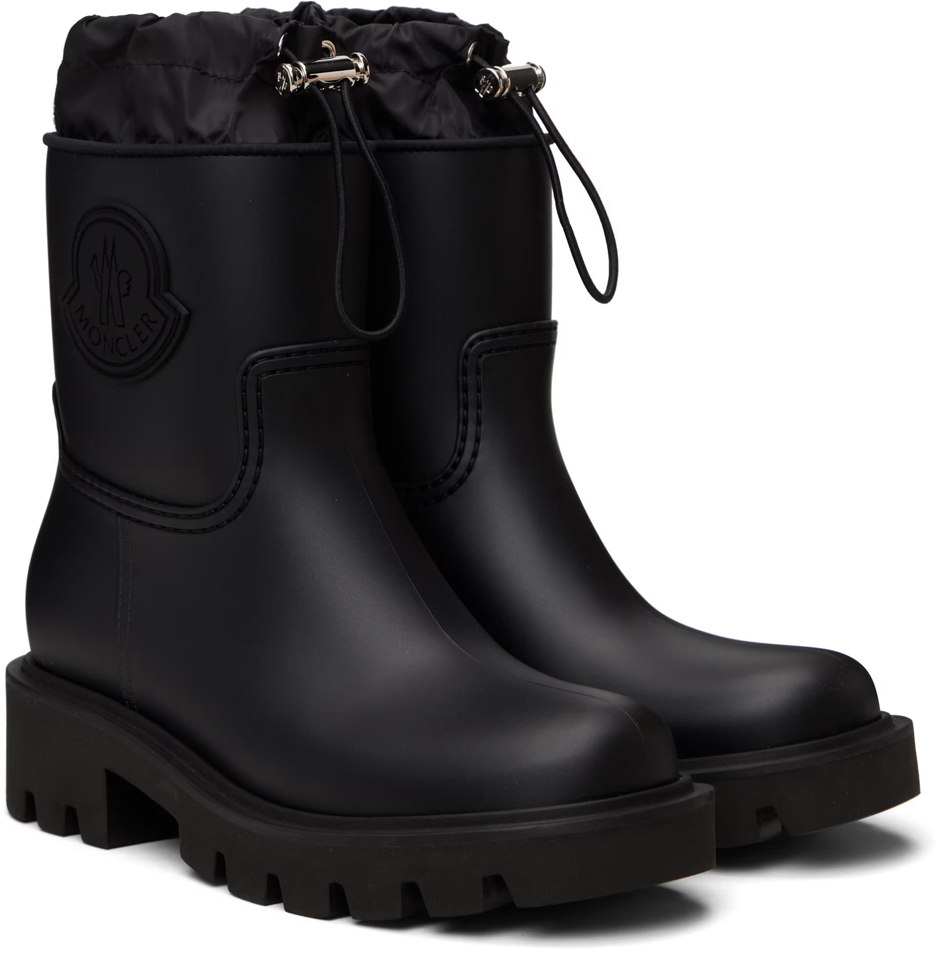 Black Kickstream Rain Boots 4
