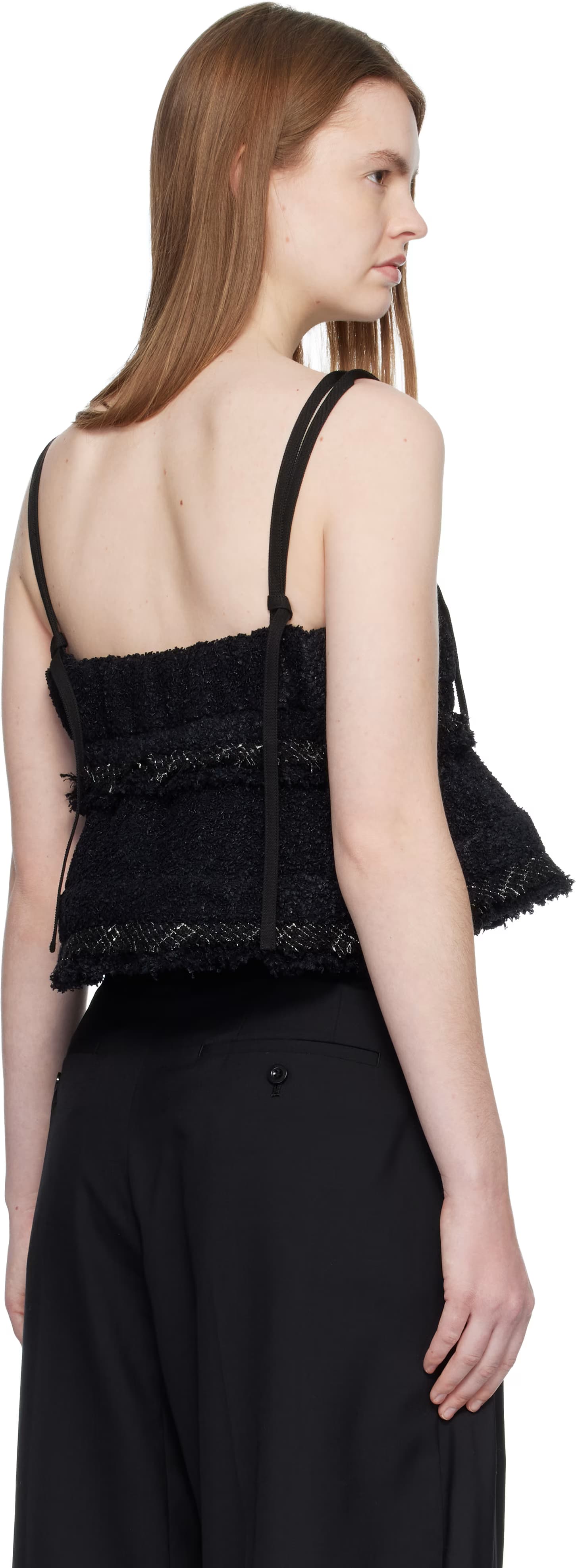 Black Tweed Camisole 3