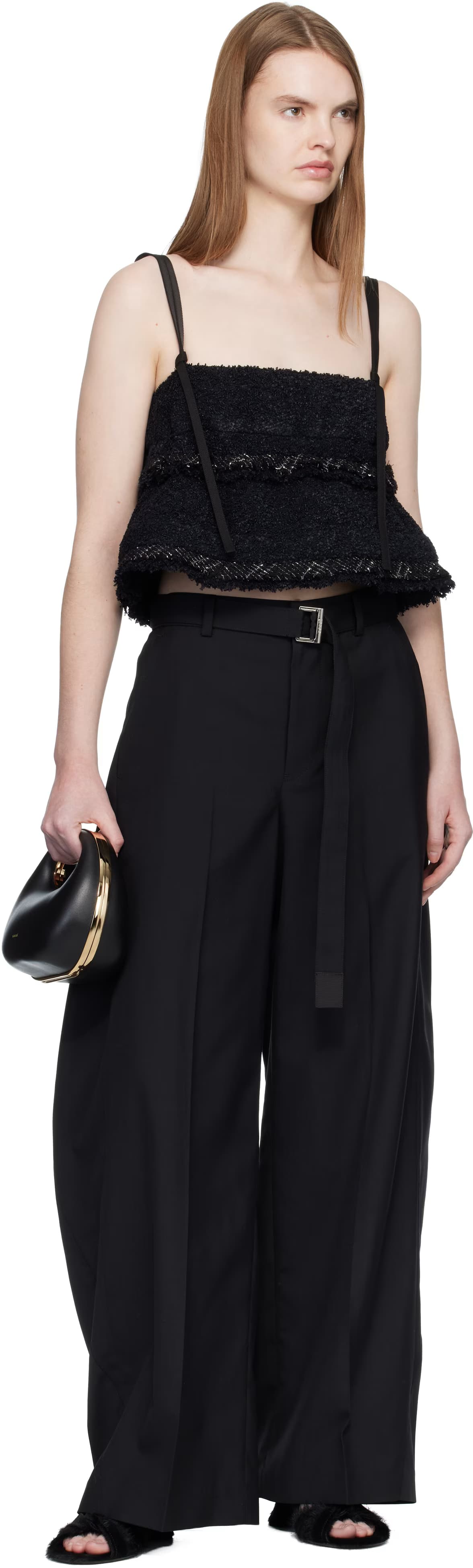 Black Tweed Camisole 4