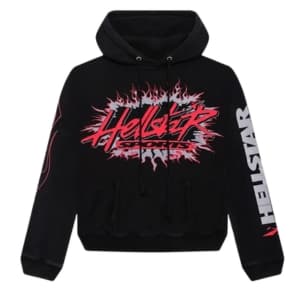 Black Hellstar Hoodie - Hellstar Hoodie by Hellstar