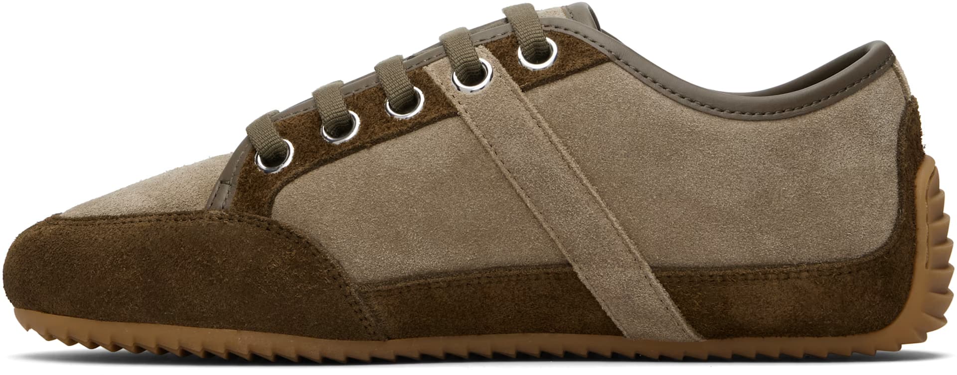Brown Slim Sneakers 3