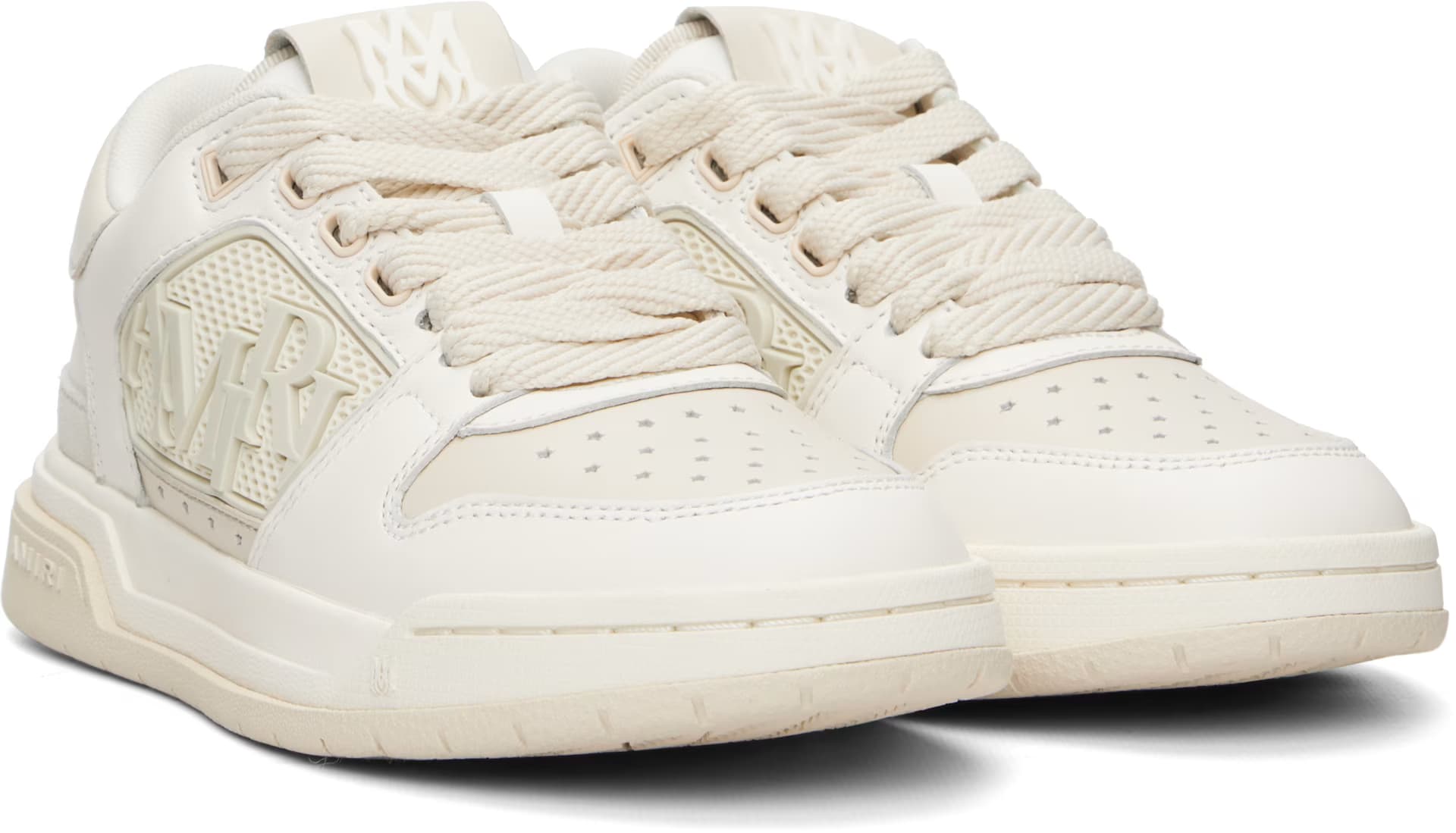 White & Off-White Classic Low Sneakers 4