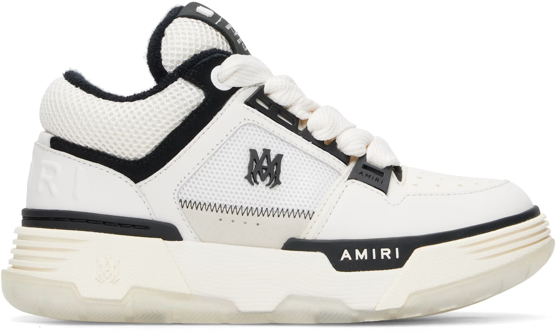 White & Black MA-1 Sneakers by Amiri