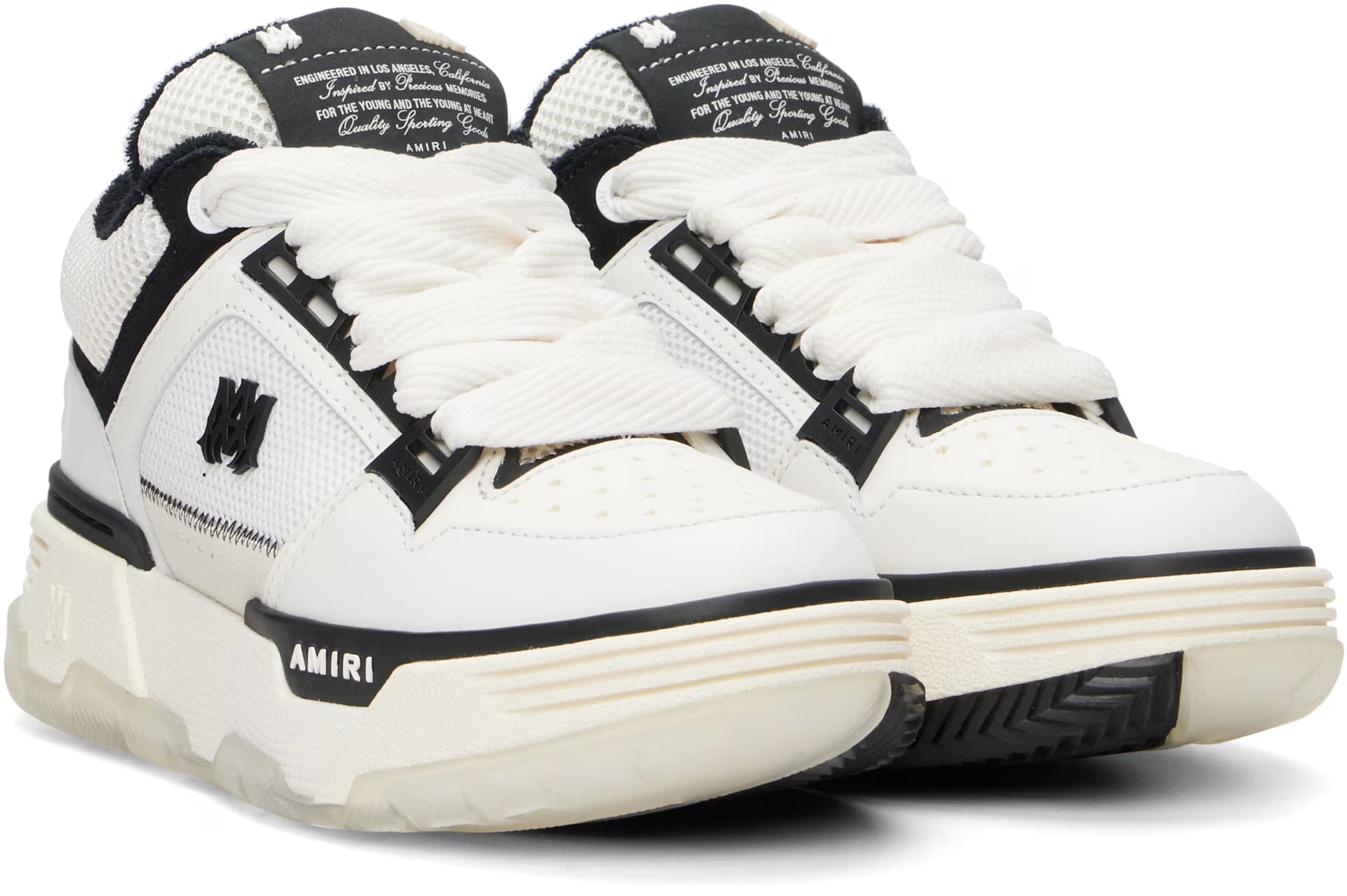 White & Black MA-1 Sneakers 4