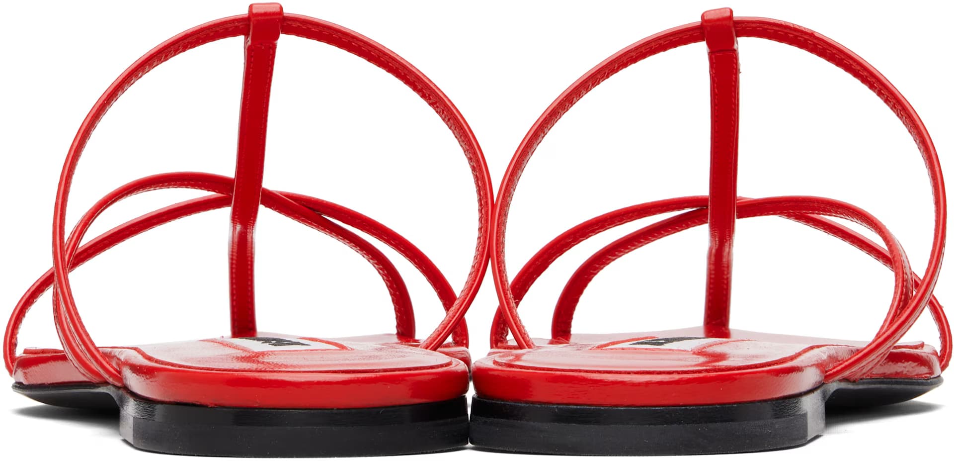 Red Pointed Toe Sandals 2