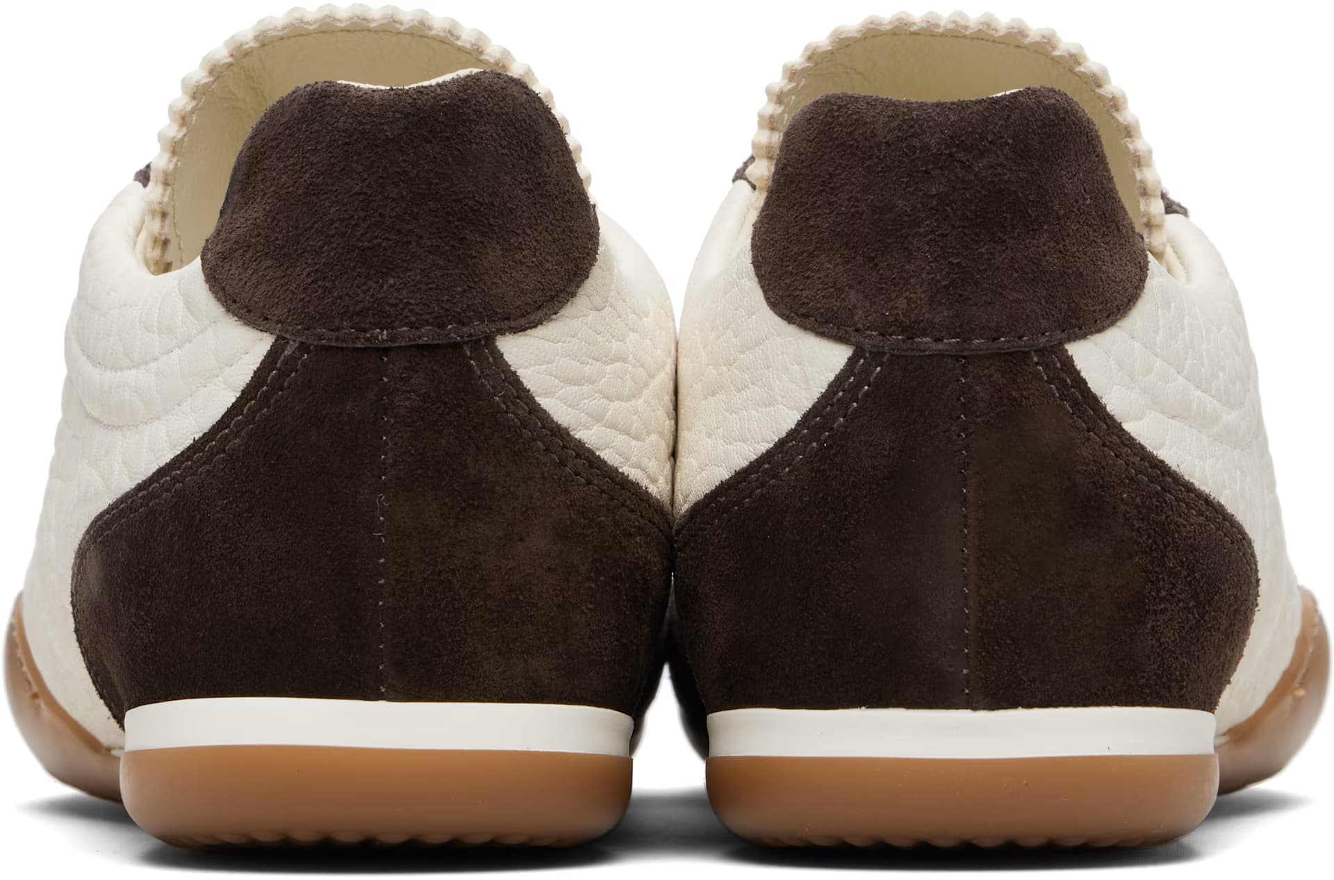 White & Brown Wkalancia Sneakers 2