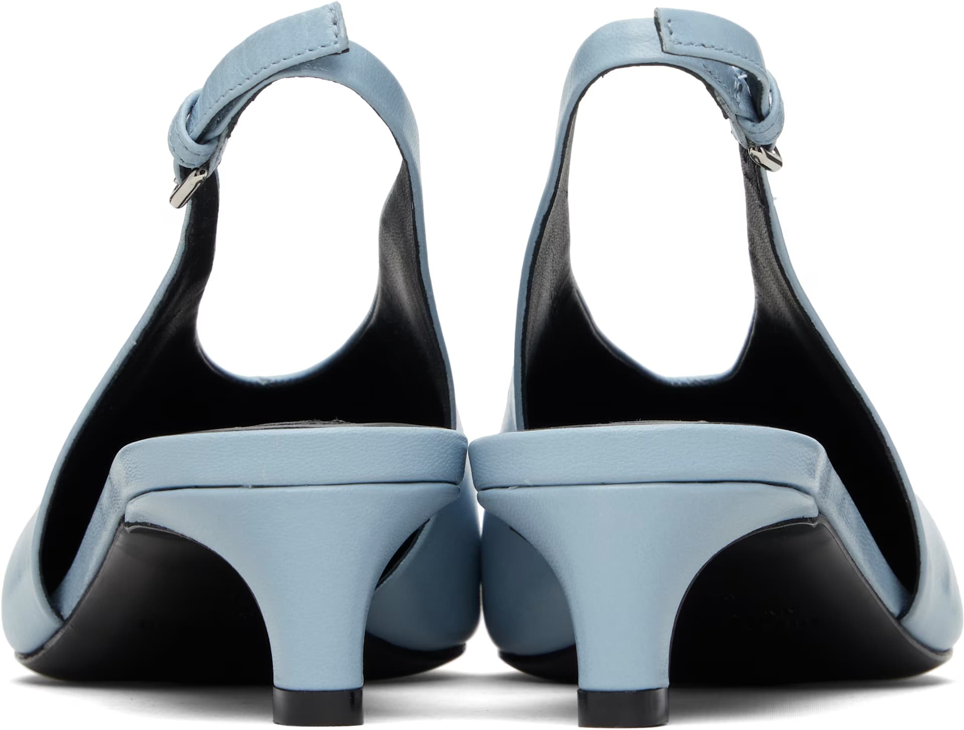 Blue Slingback Heels 2