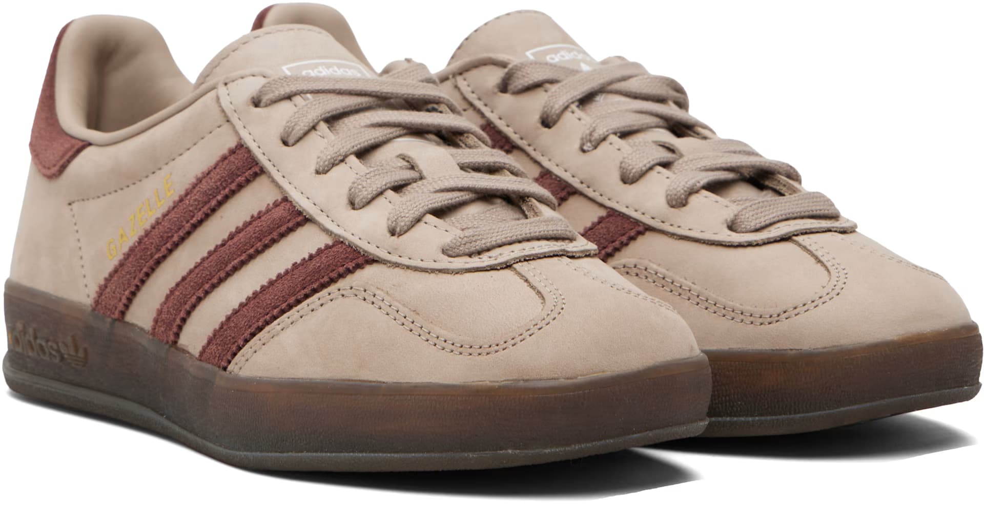 Taupe Gazelle Indoor Sneakers 4