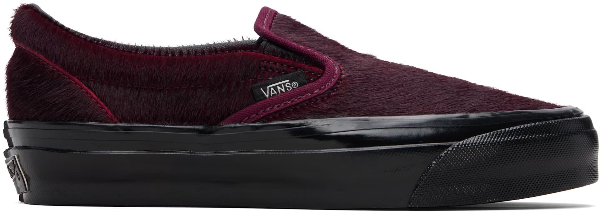 Burgundy Premium Classic Slip-On Sneakers by Vans