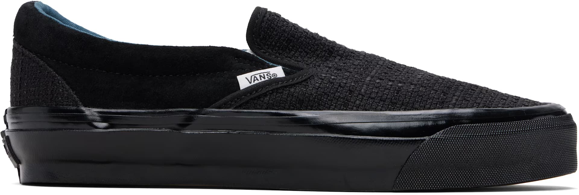 Black Premium Classic Slip-On Sneakers by Vans