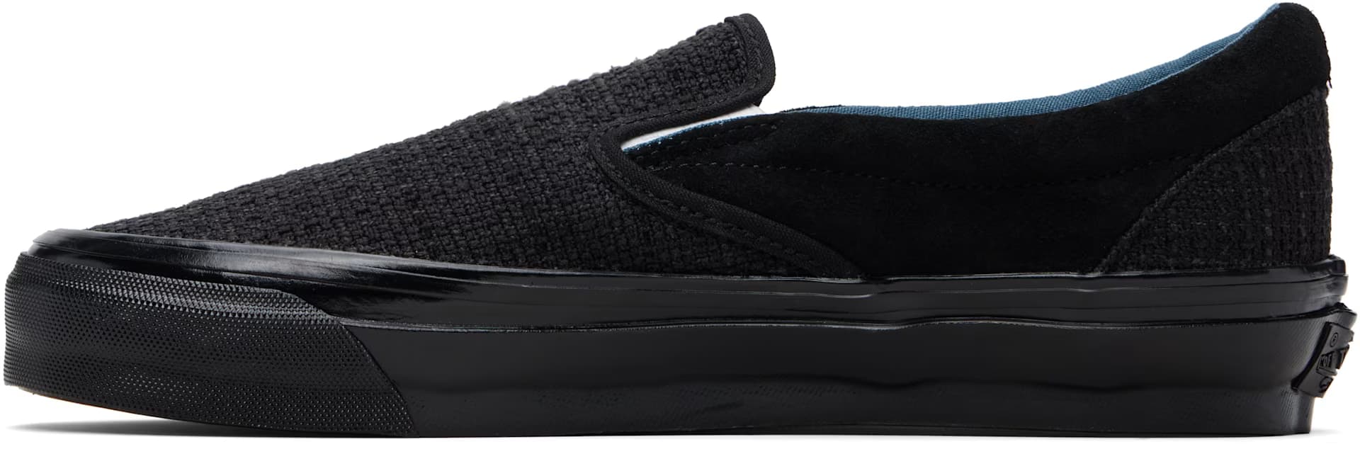 Black Premium Classic Slip-On Sneakers 3