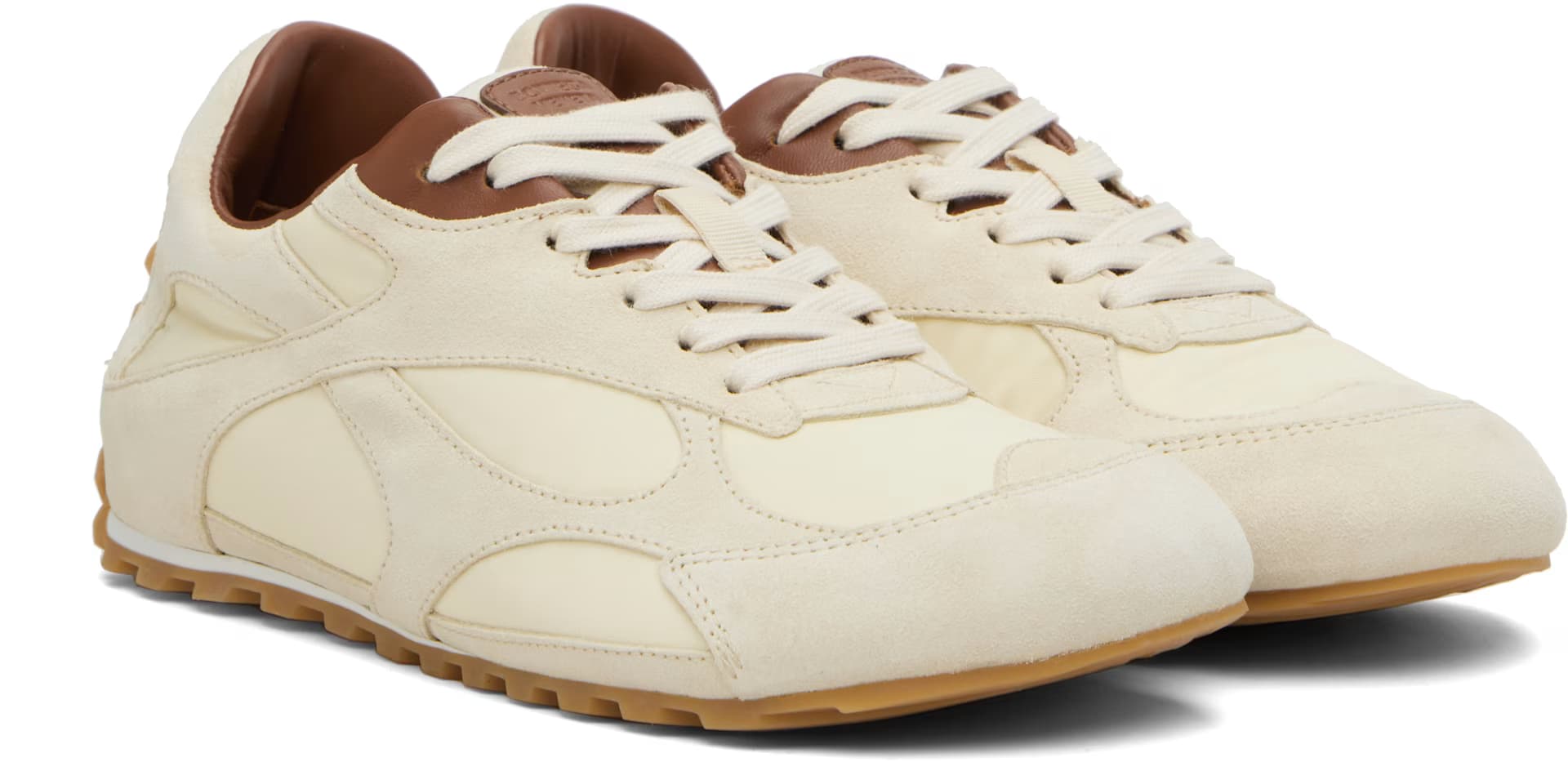 Beige Orbit Flash Sneakers 4