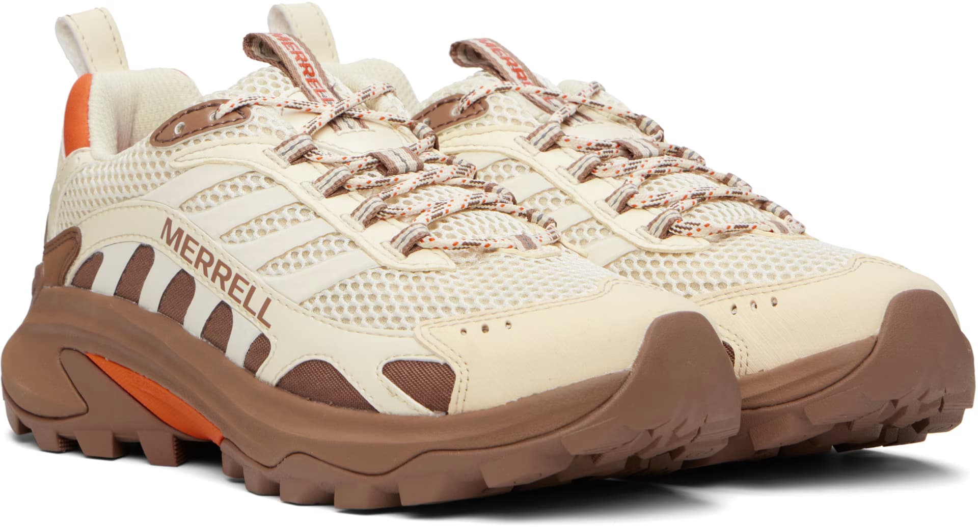 Off-White & Brown Moab Speed 2 Vent 2K Sneakers 4