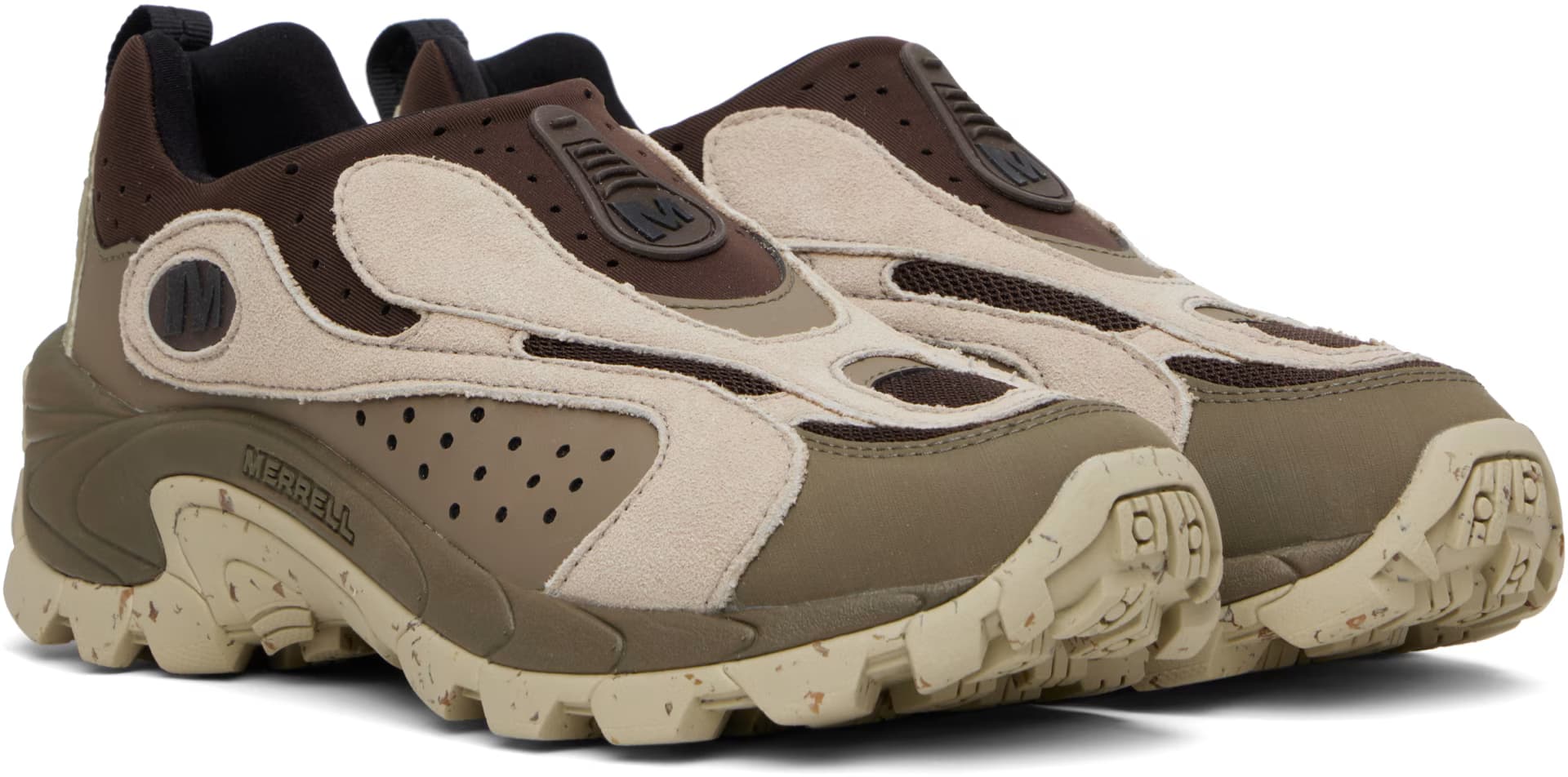 Brown & Beige Moc Speed Streak Evo Sneakers 4
