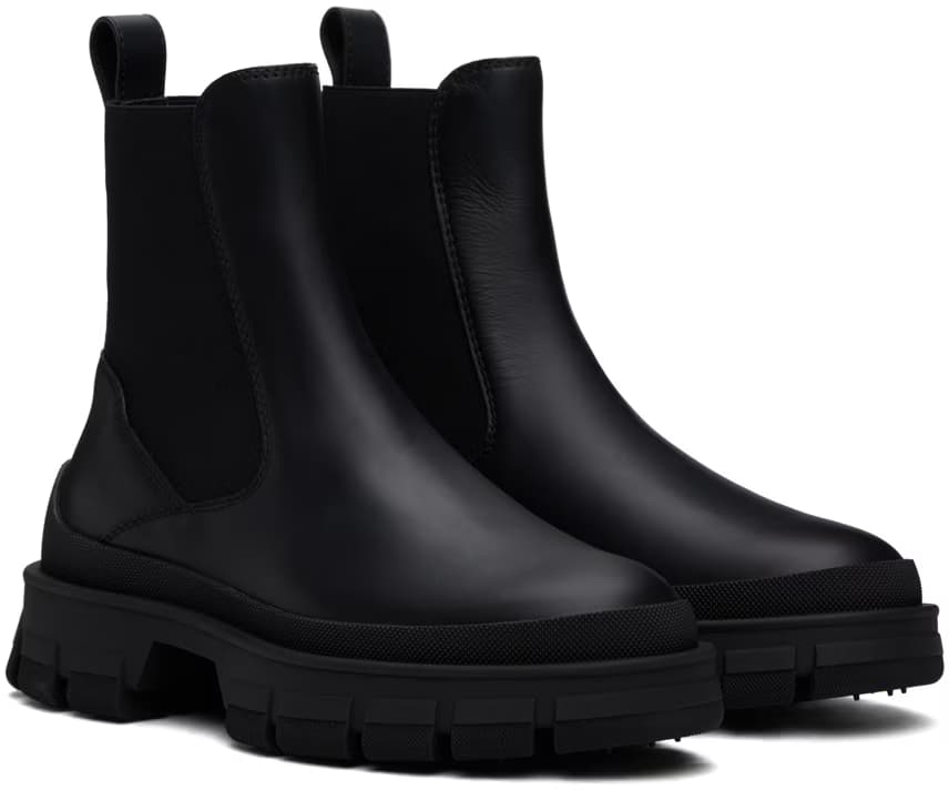 Black Hevea Chelsea Boots 4