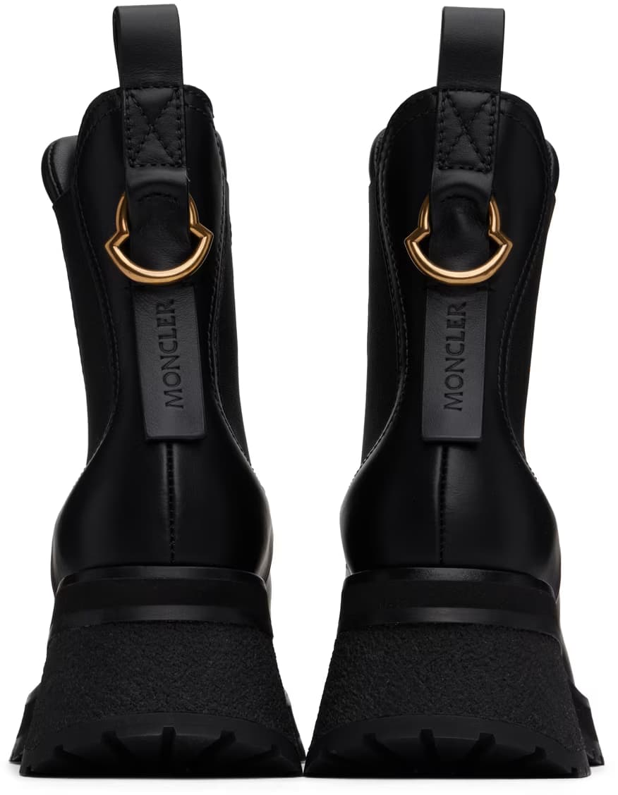Black Gigi Leather Chelsea Boots 2