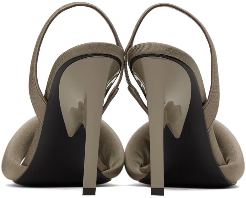 Gray Rem Heeled Sandals 2