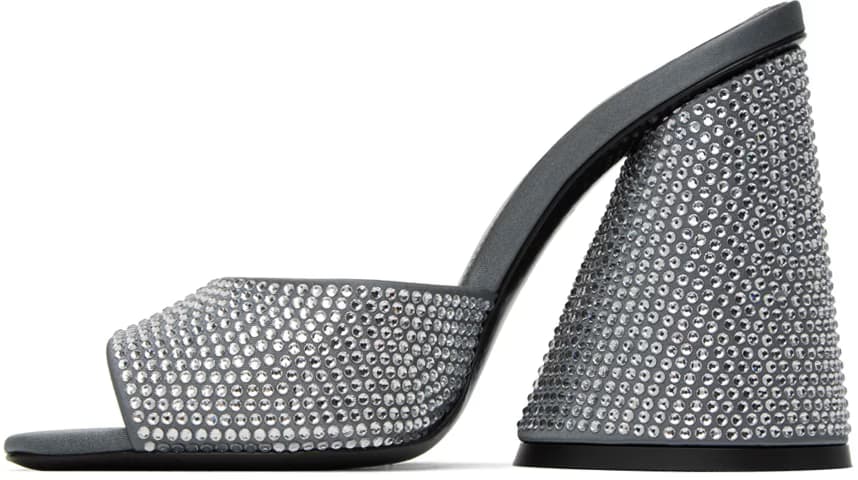 Silver Luz Heeled Sandals 3