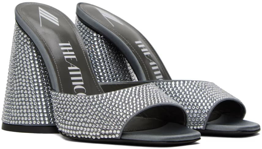 Silver Luz Heeled Sandals 4
