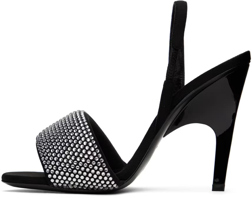 Black Rem Heeled Sandals 3