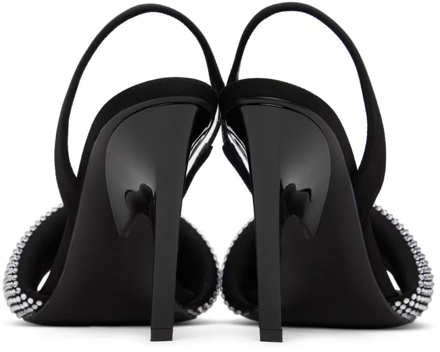 Black Rem Heeled Sandals 2