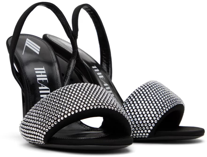 Black Rem Heeled Sandals 4