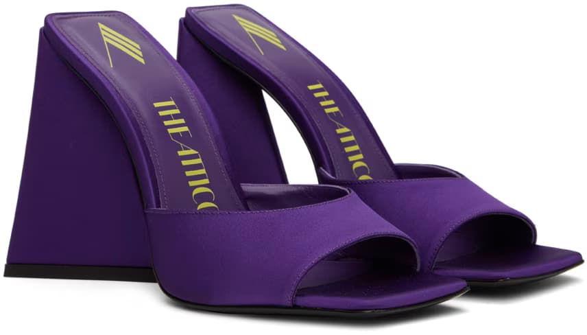 Purple Devon Mules 4