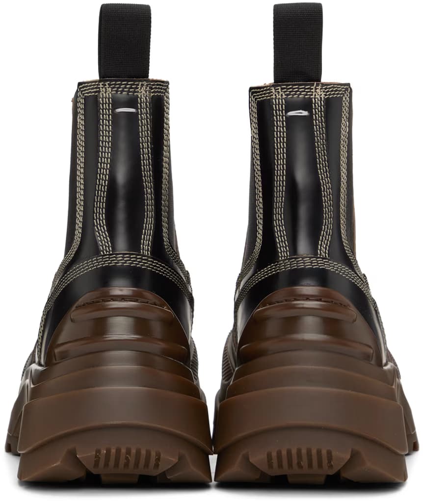 Black Chunky Chelsea Boots 2