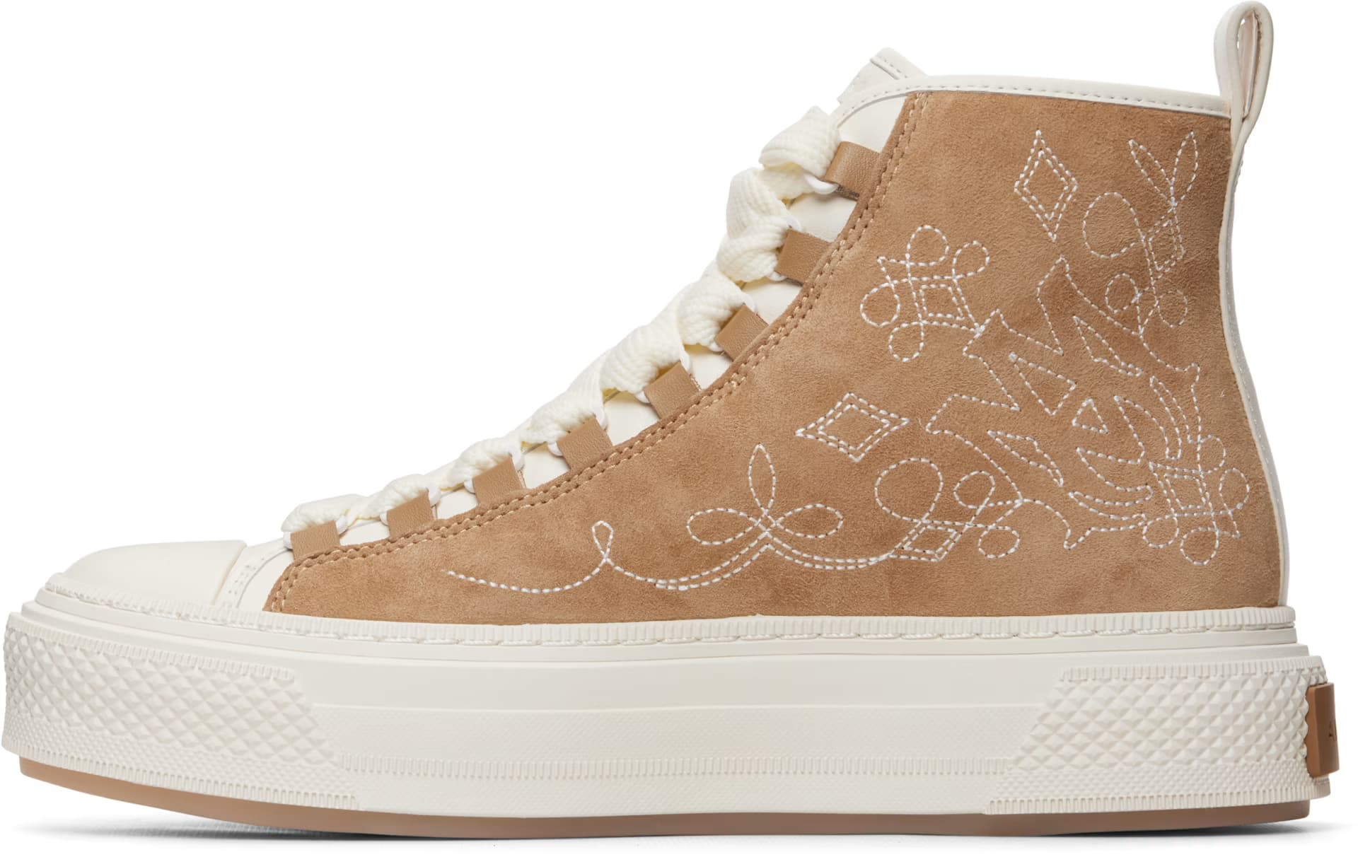 Brown Western MA Court Hi Sneakers 3