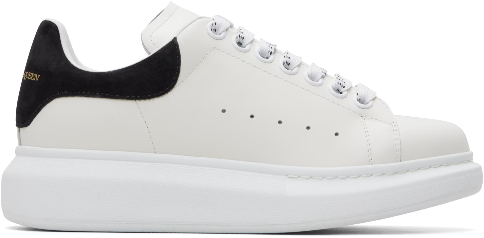 White Oversized Sneakers by McQueen
