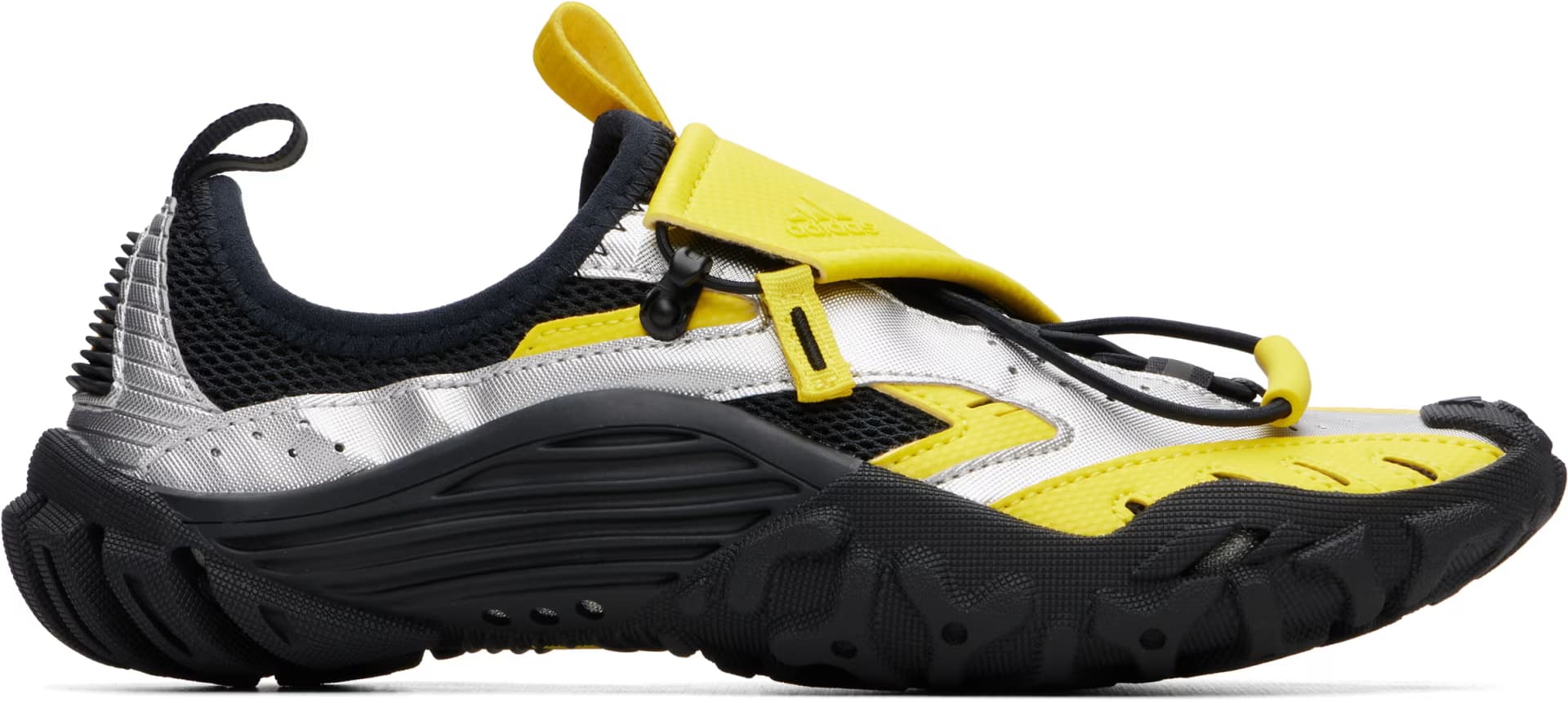 Black & Yellow Pharrell Edition PW Water Moc Sneakers by adidas Originals