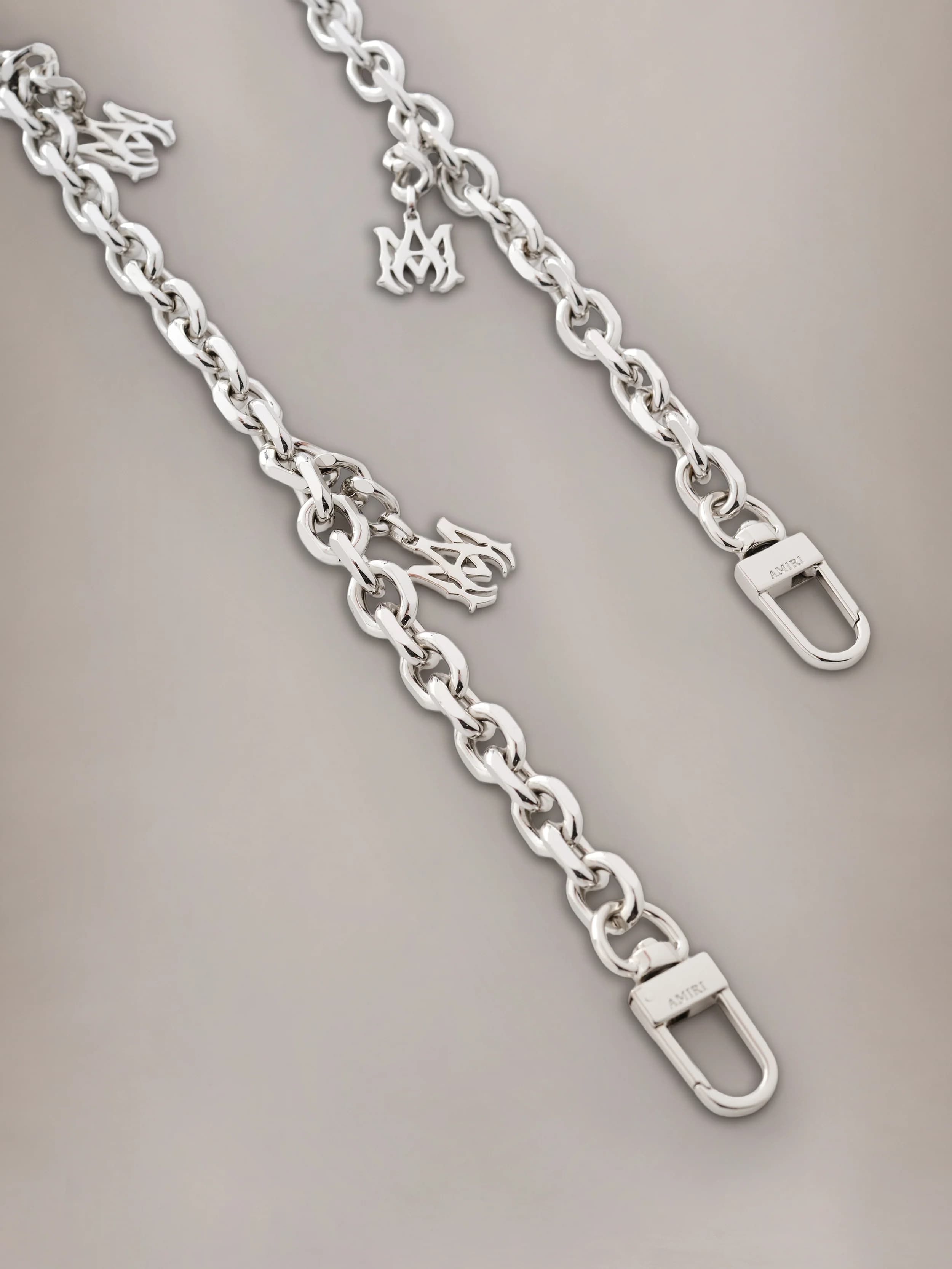 WOMENS - WOMENS'S CHAIN STRAP WITH MA PENDANT - Nickel by Amiri