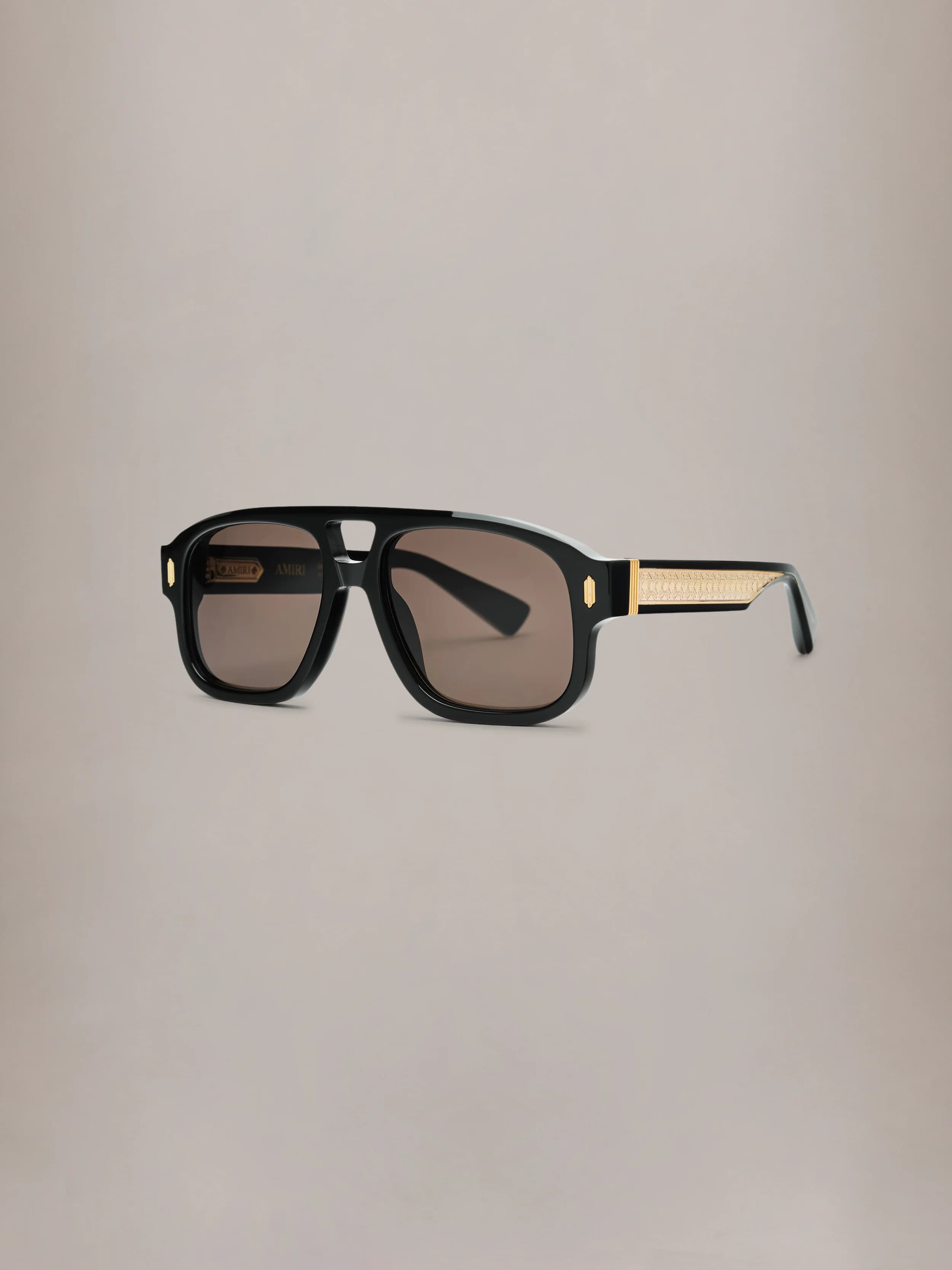 WILSHIRE SUNGLASSES - Black Black by Amiri