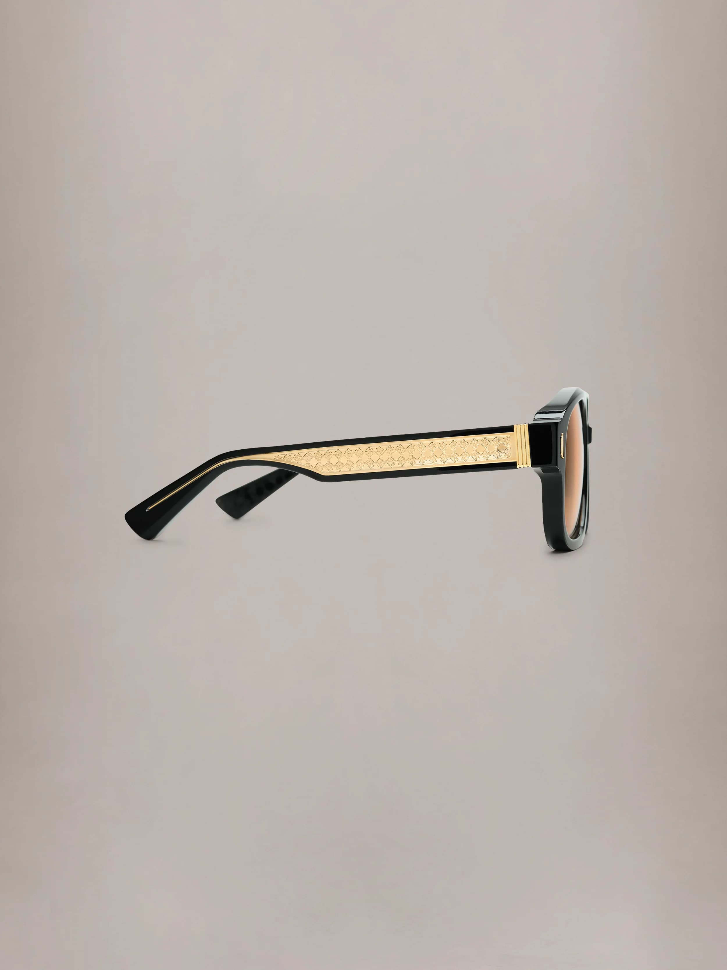 WILSHIRE SUNGLASSES - Black Brown 3