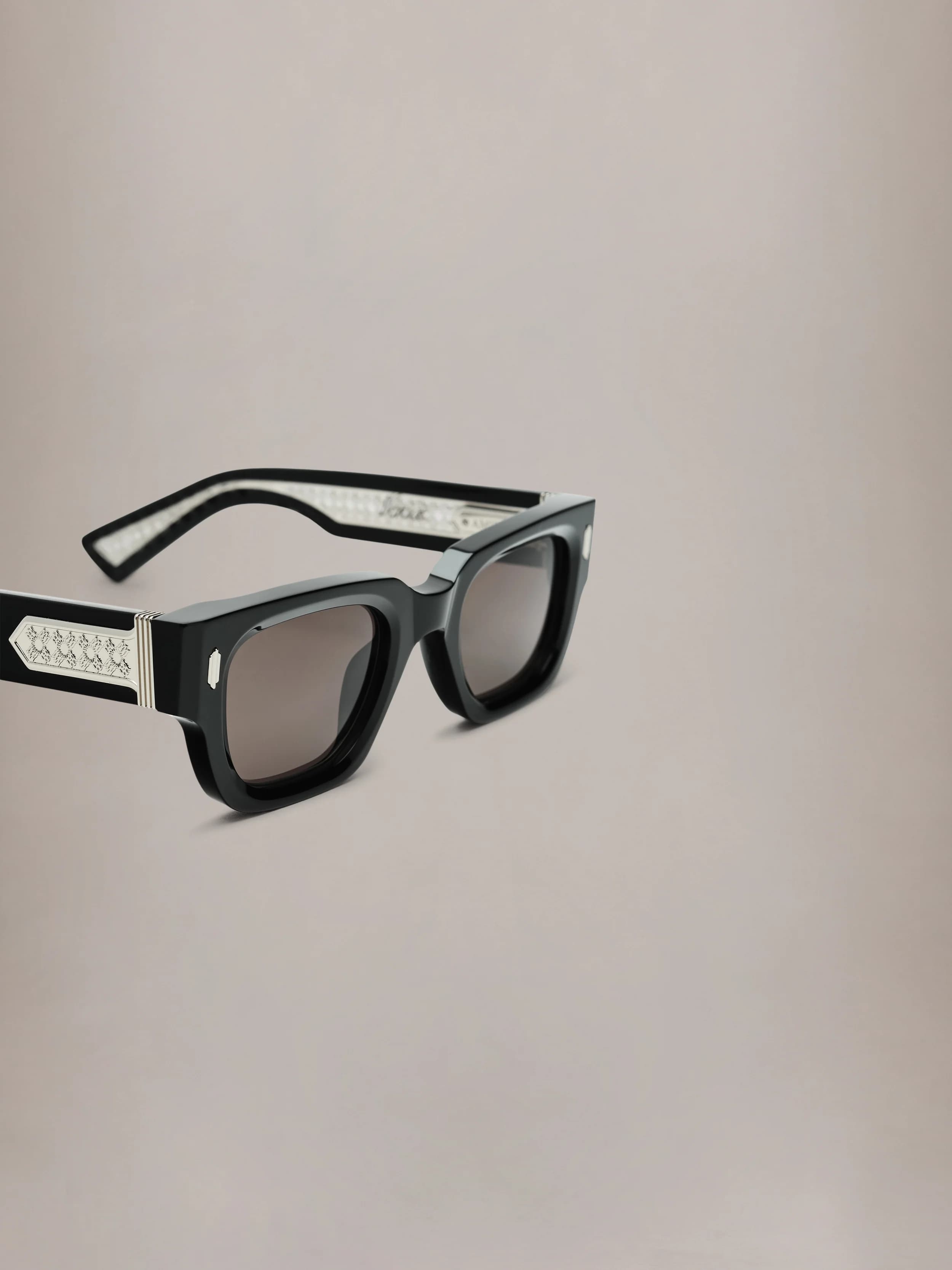 VENICE SUNGLASSES - Black Silver 5