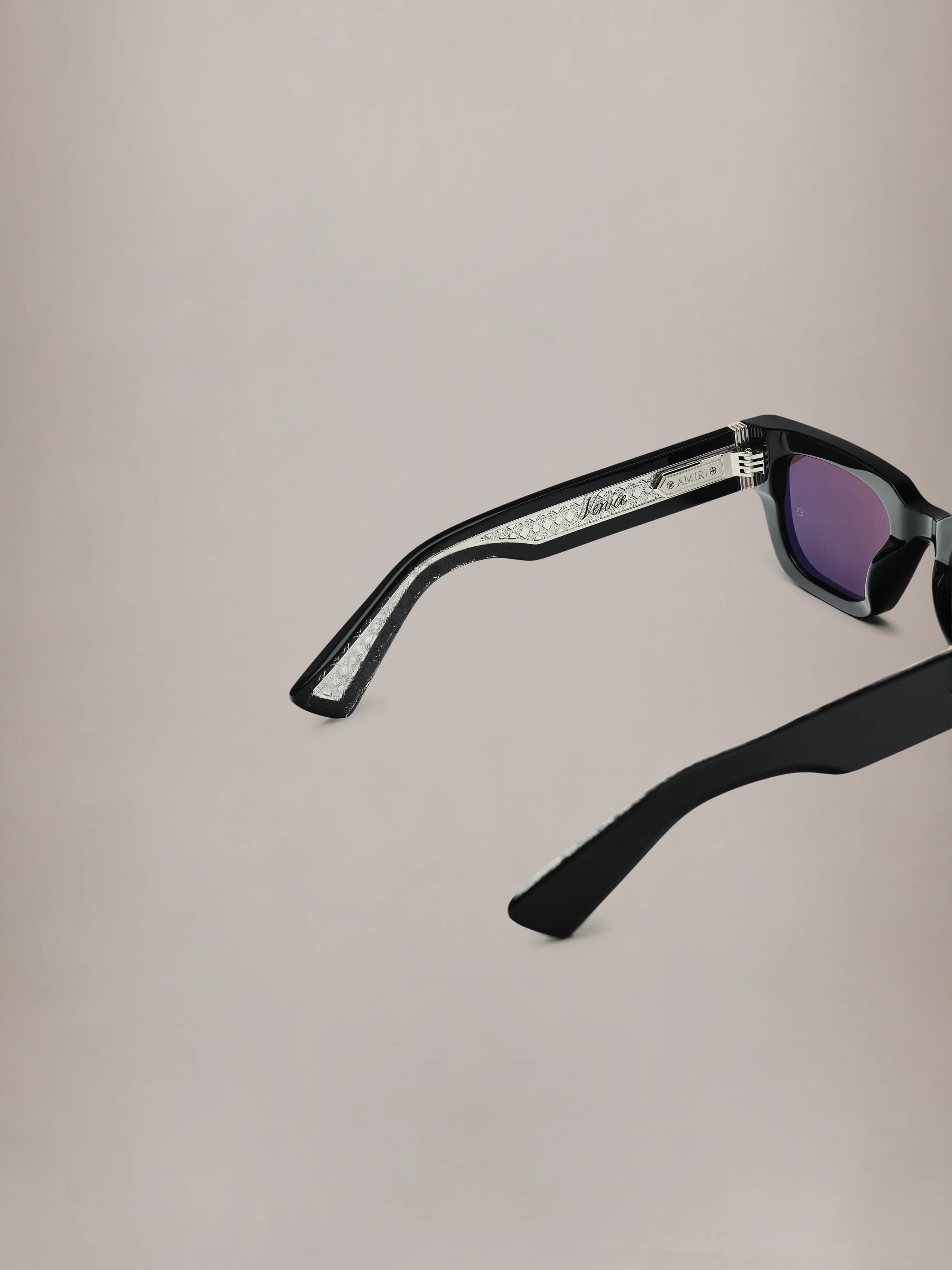 VENICE SUNGLASSES - Black Silver 4