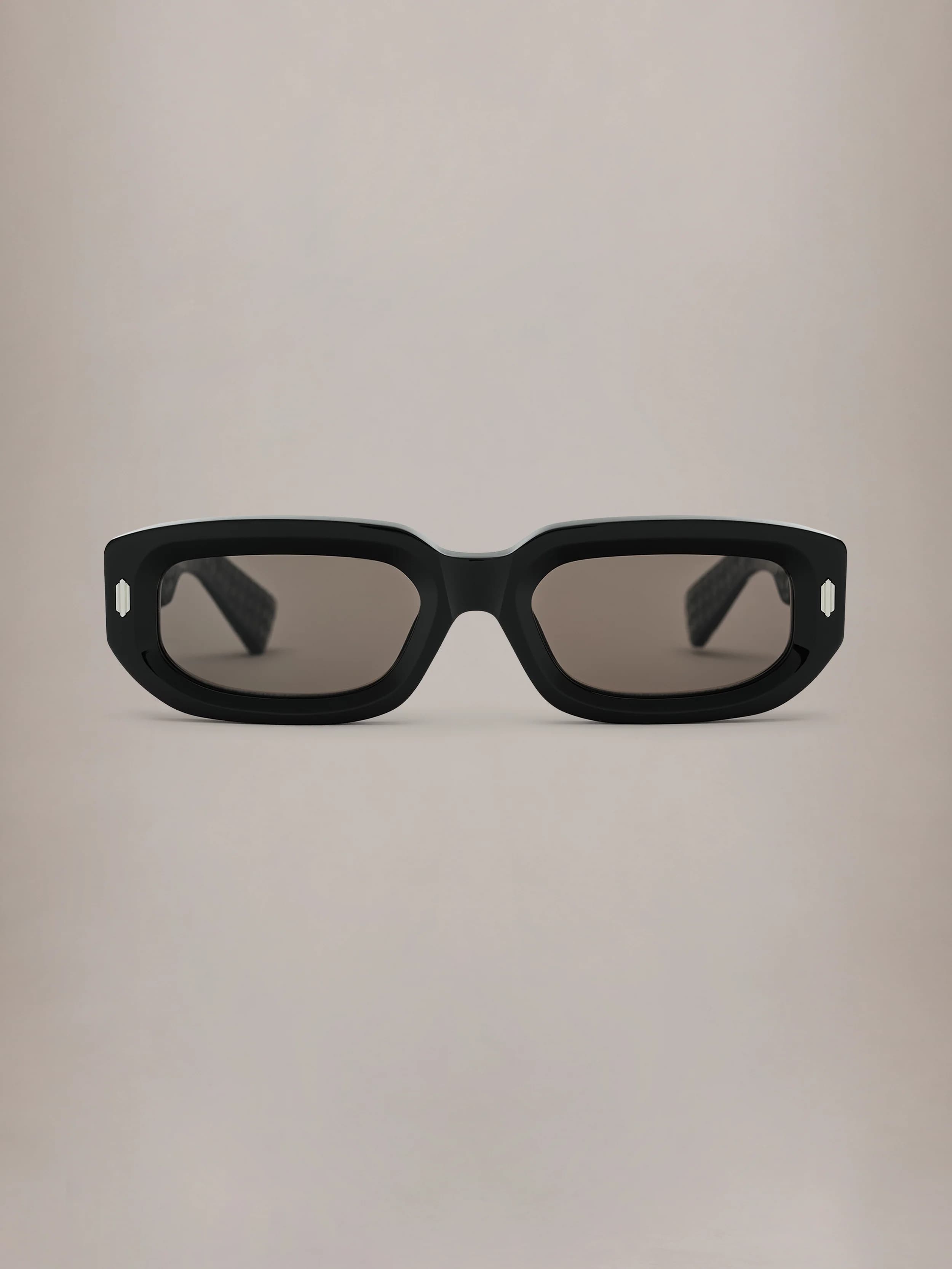 FAIRFAX EXPOSED EXTERNAL SUNGLASSES - Black Silver 2