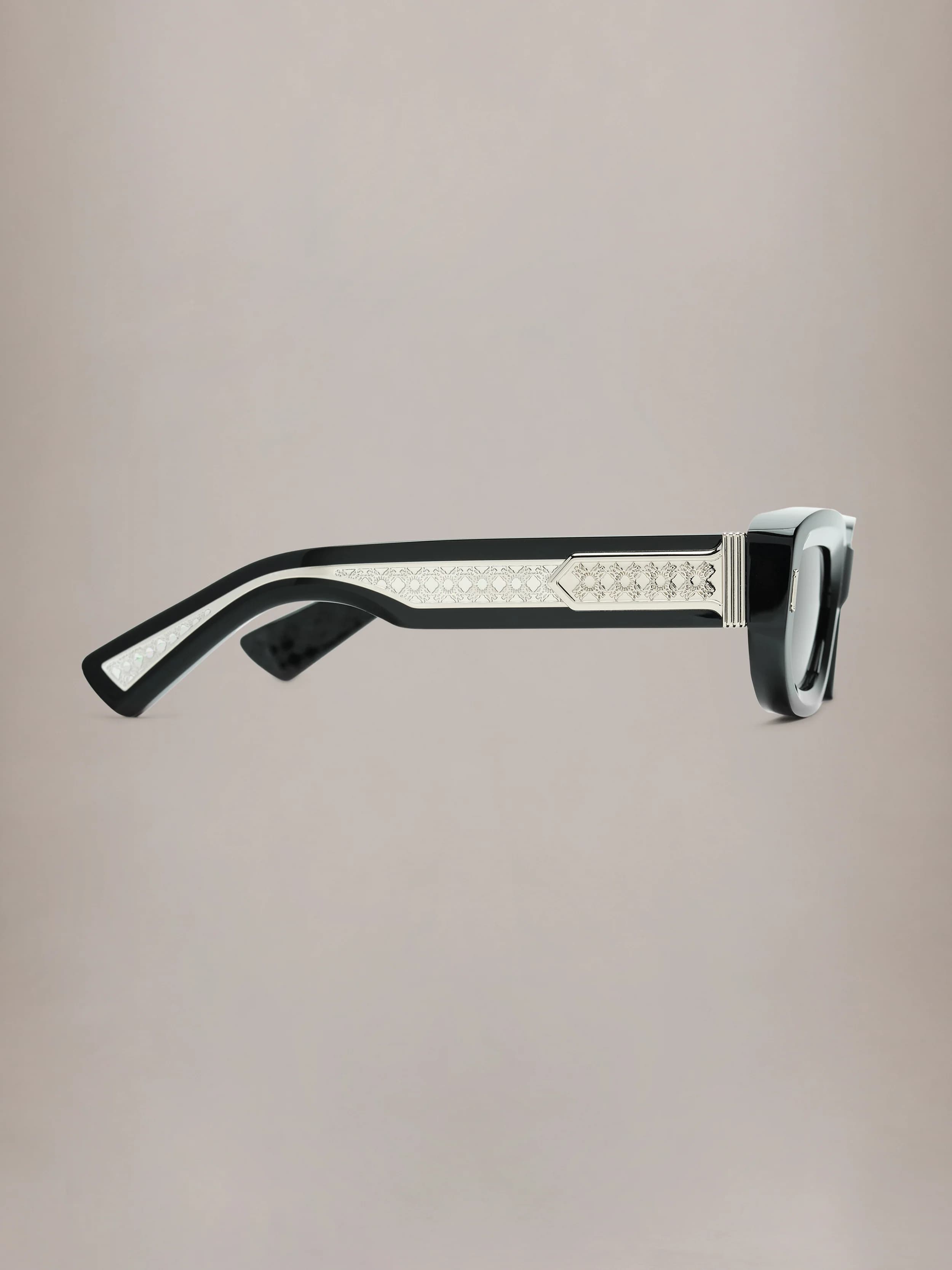 FAIRFAX EXPOSED EXTERNAL SUNGLASSES - Black Silver 3
