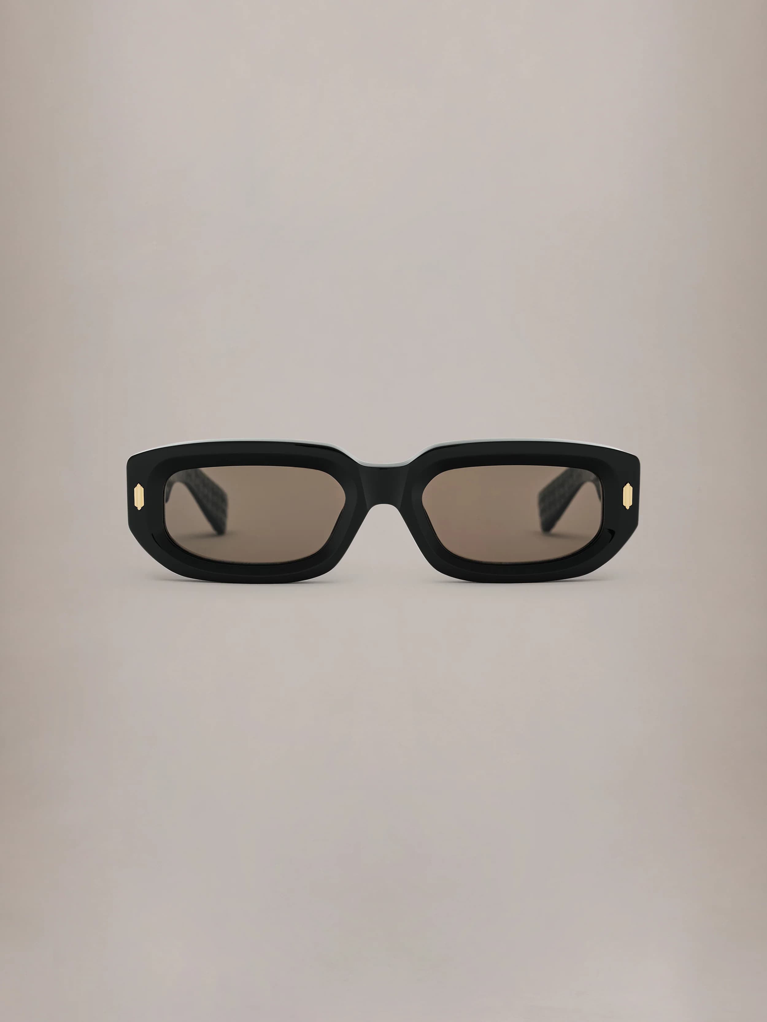FAIRFAX EXPOSED EXTERNAL SUNGLASSES - Black Gold by Amiri