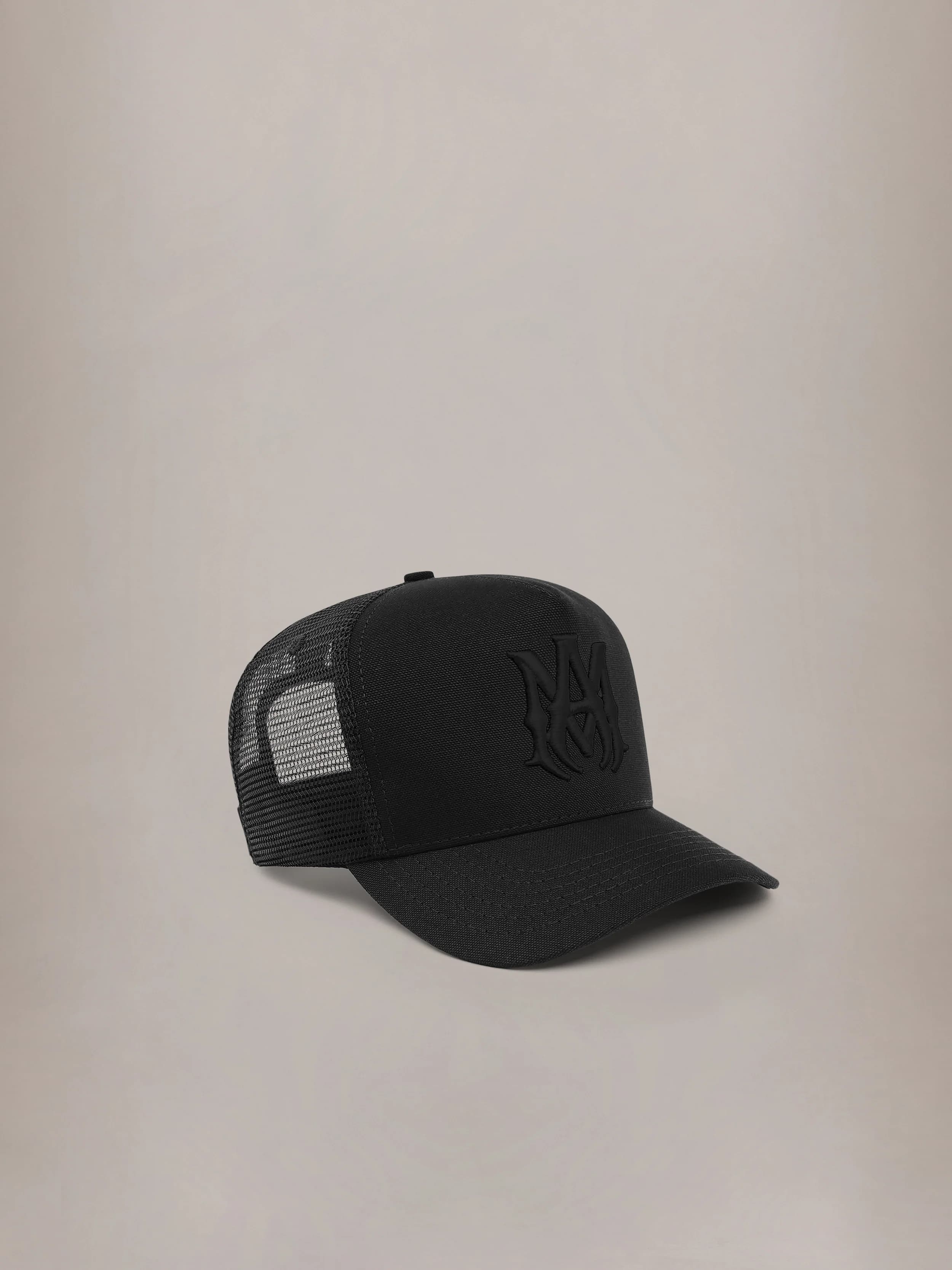 MA TRUCKER HAT - Black by Amiri