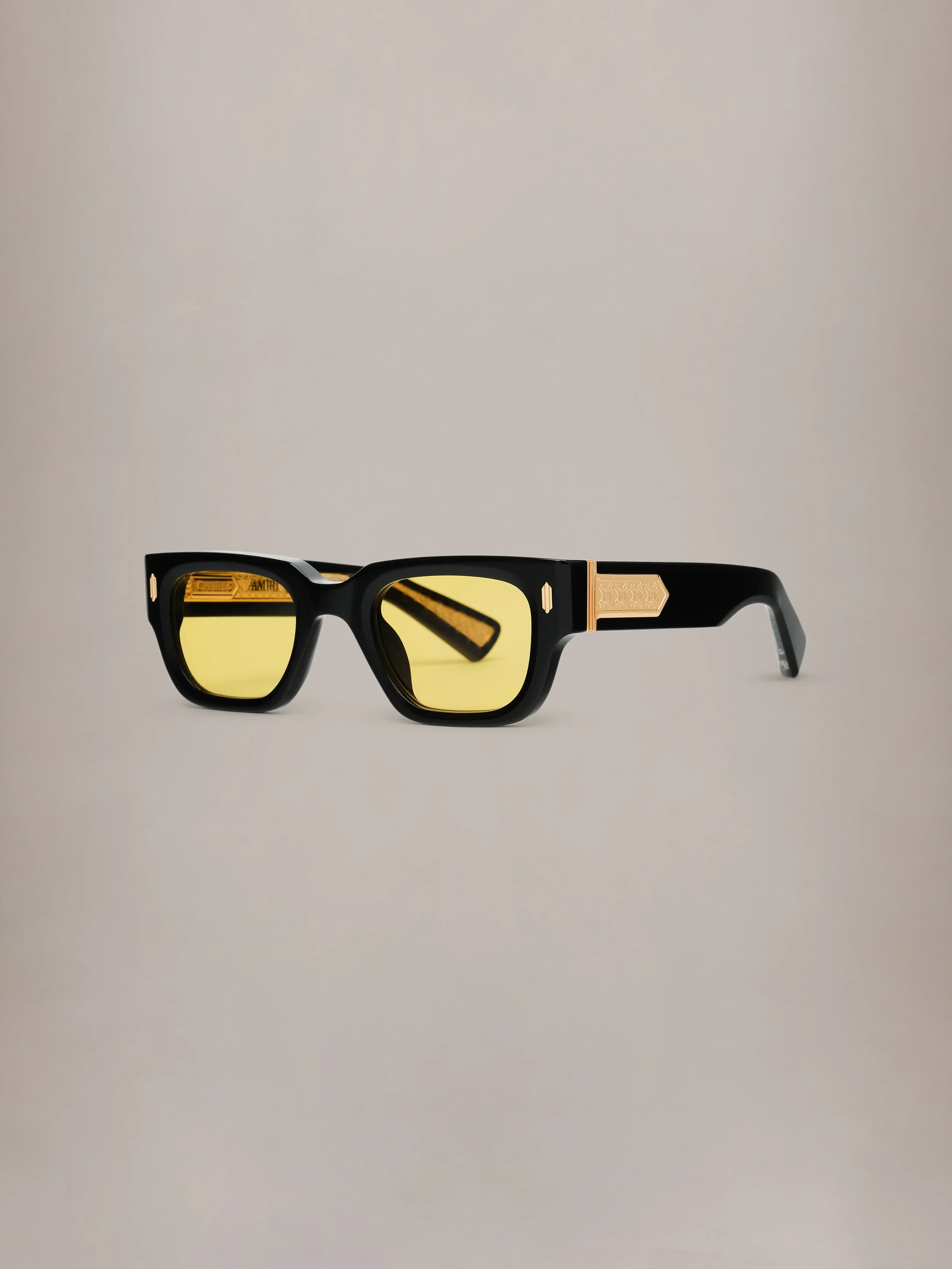 VENICE SUNGLASSES - Black Yellow by Amiri