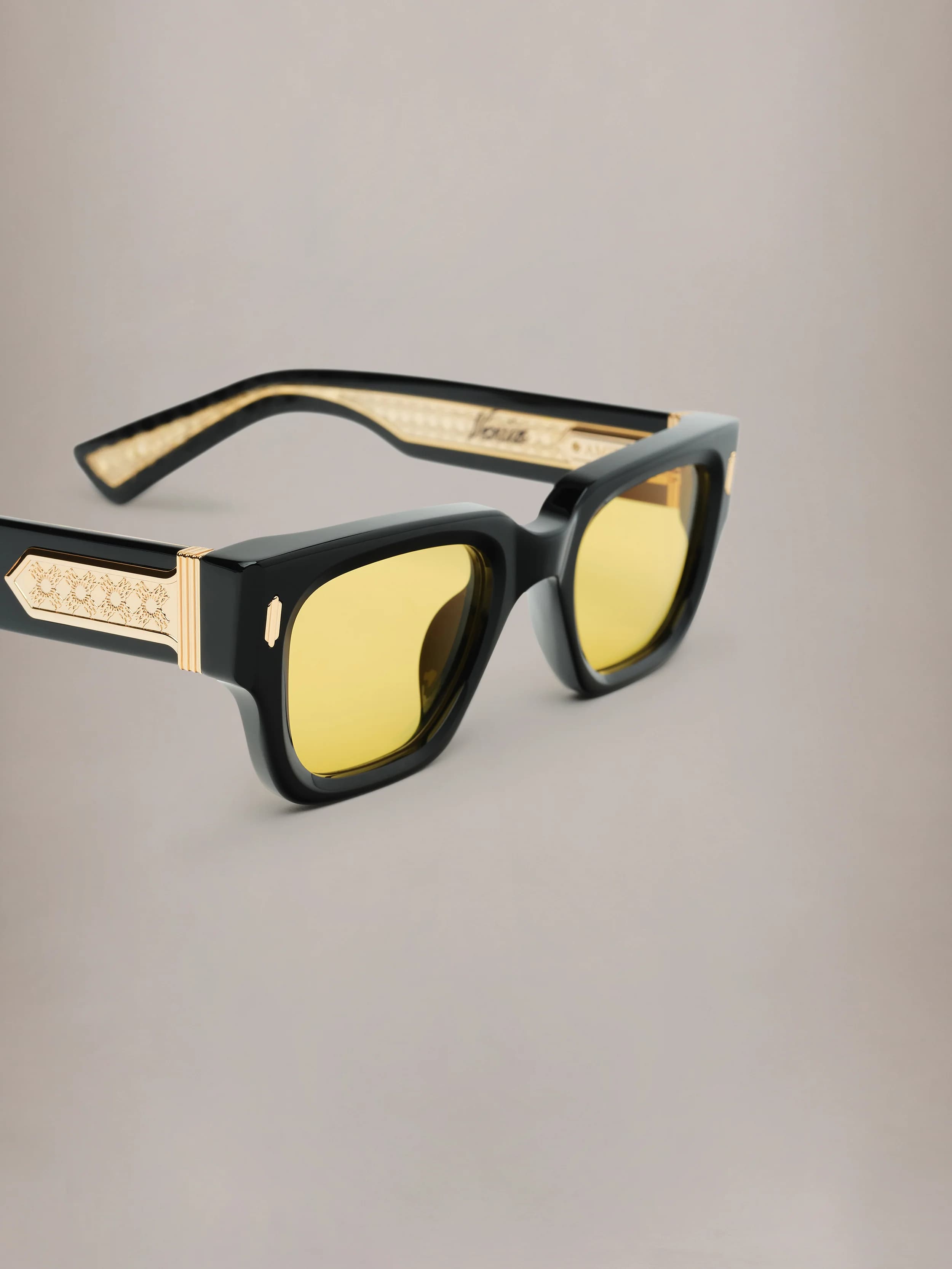VENICE SUNGLASSES - Black Yellow 4