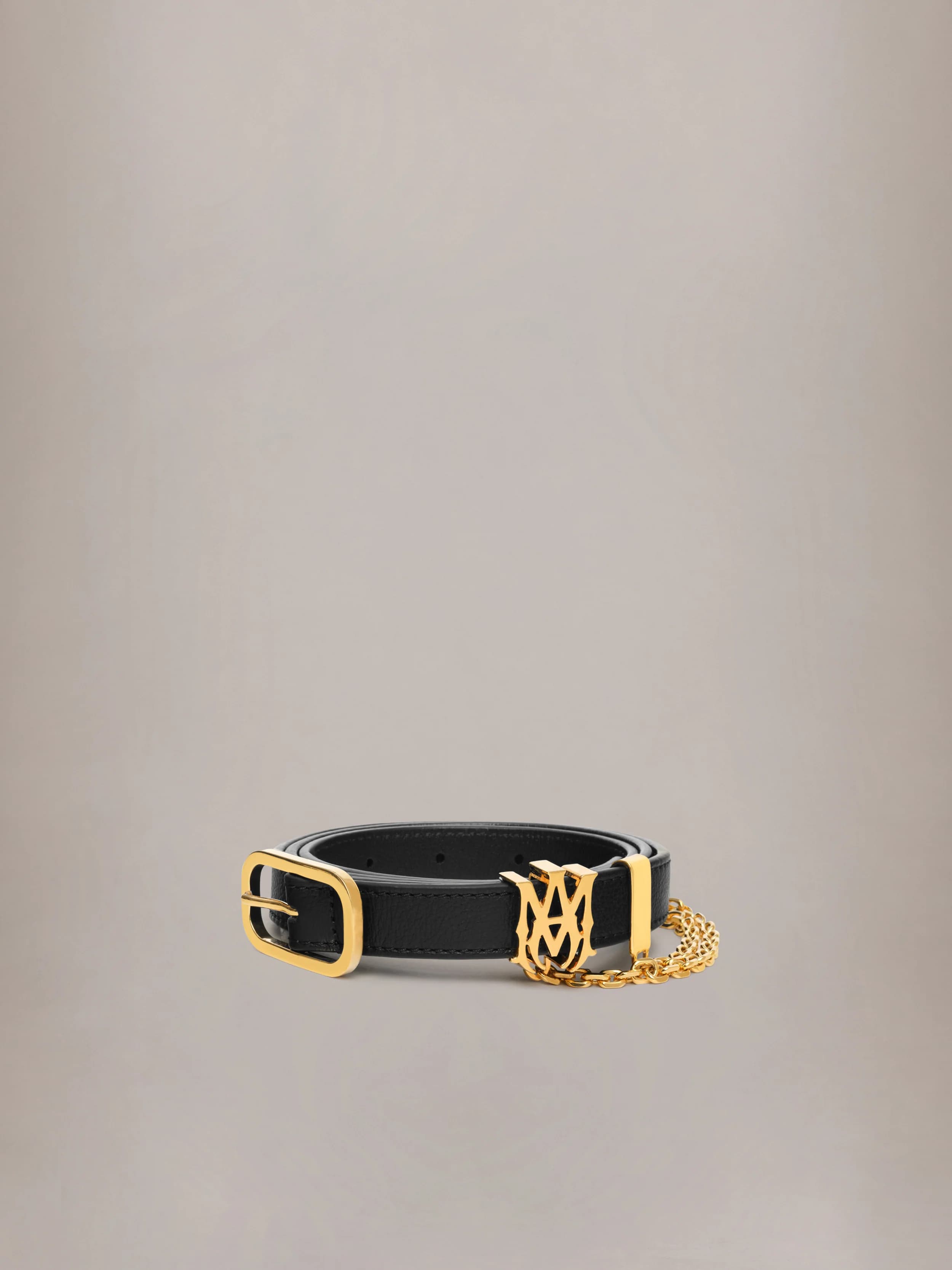 MA 2CM CHAIN BELT - Black Gold 2