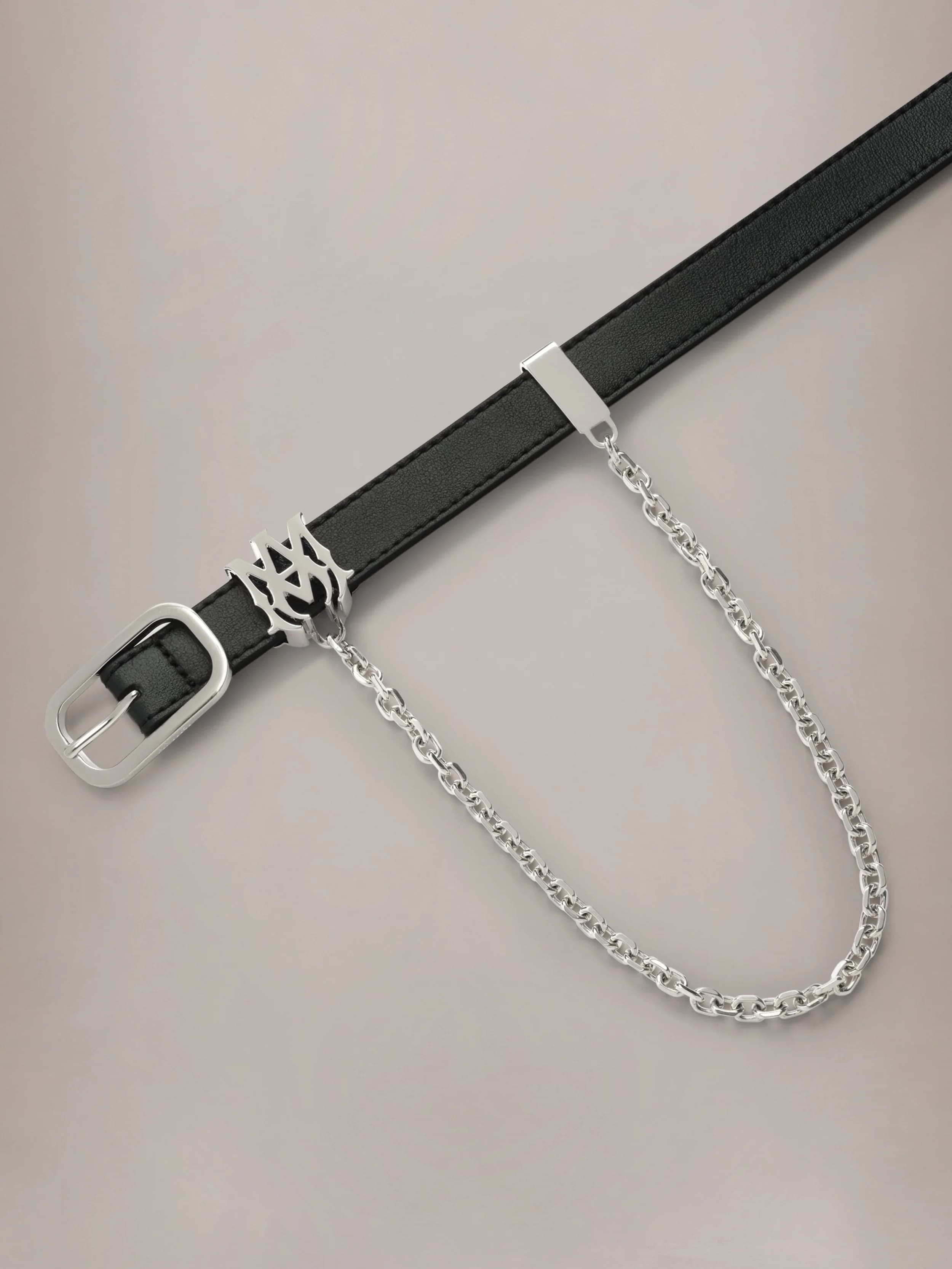 MA 2CM CHAIN BELT - Black Nickel by Amiri