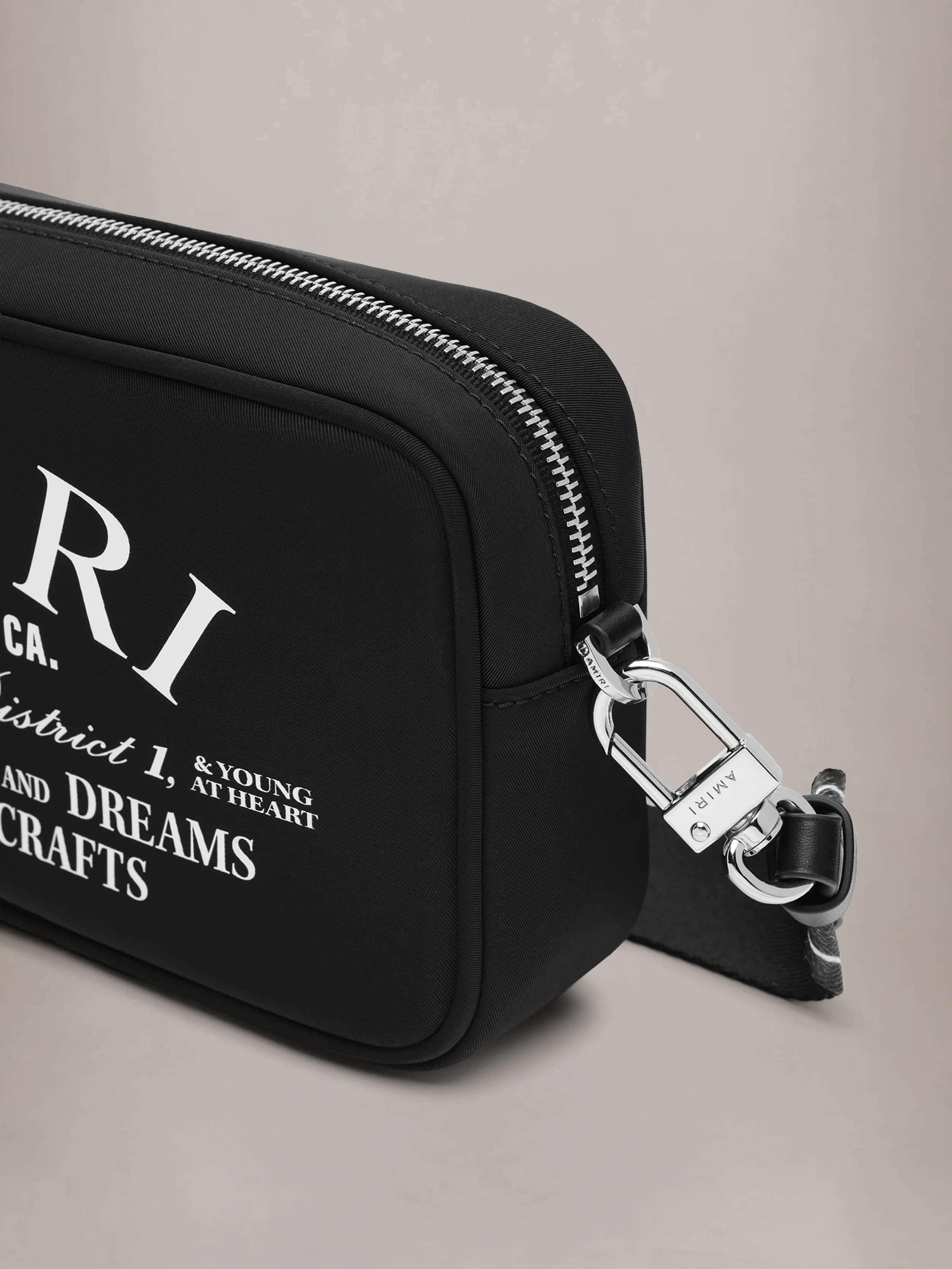 ARTS DISTRICT CAMERA CASE - Black by Amiri