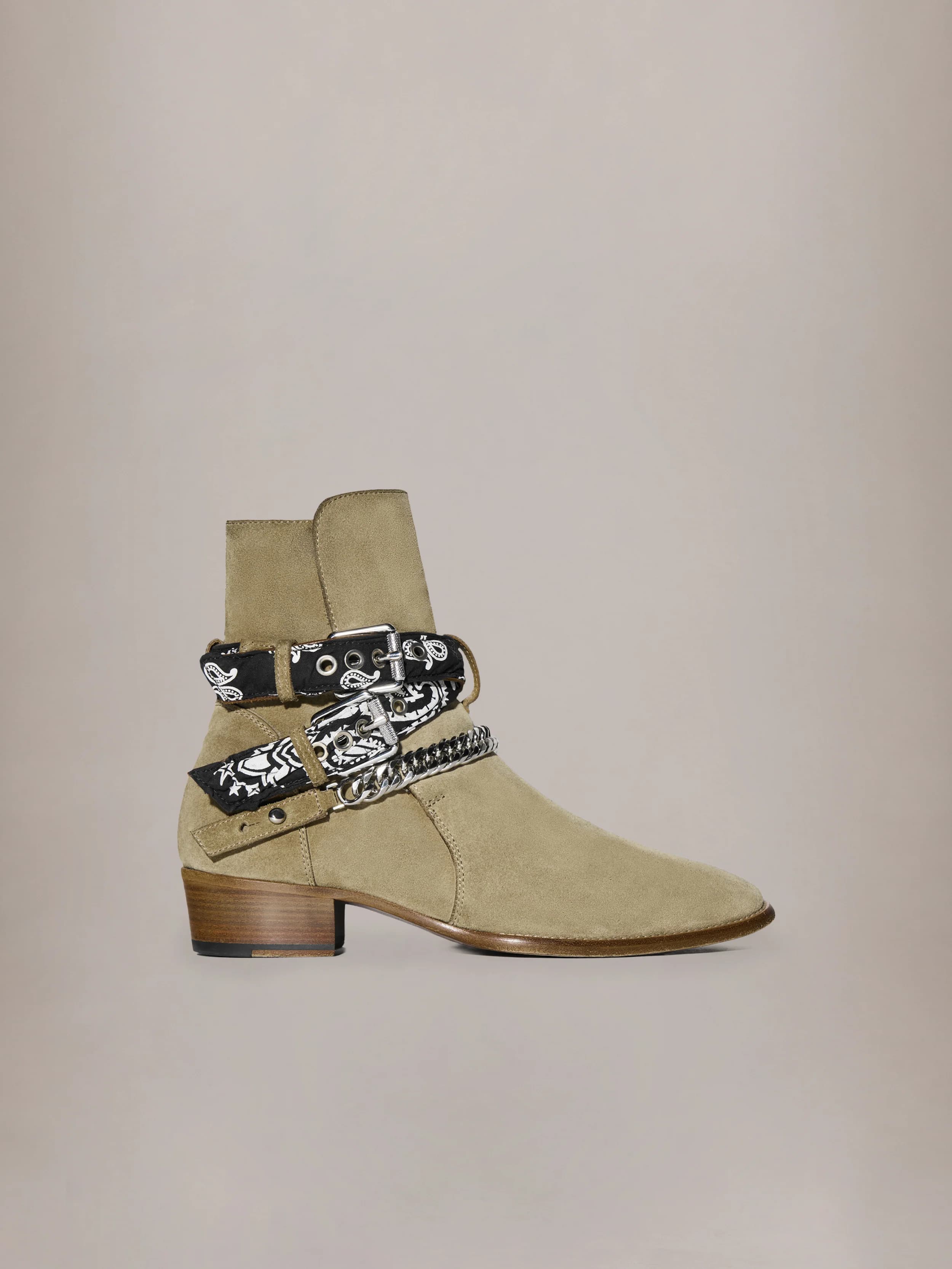 BANDANA BUCKLE BOOT - COGNAC by Amiri