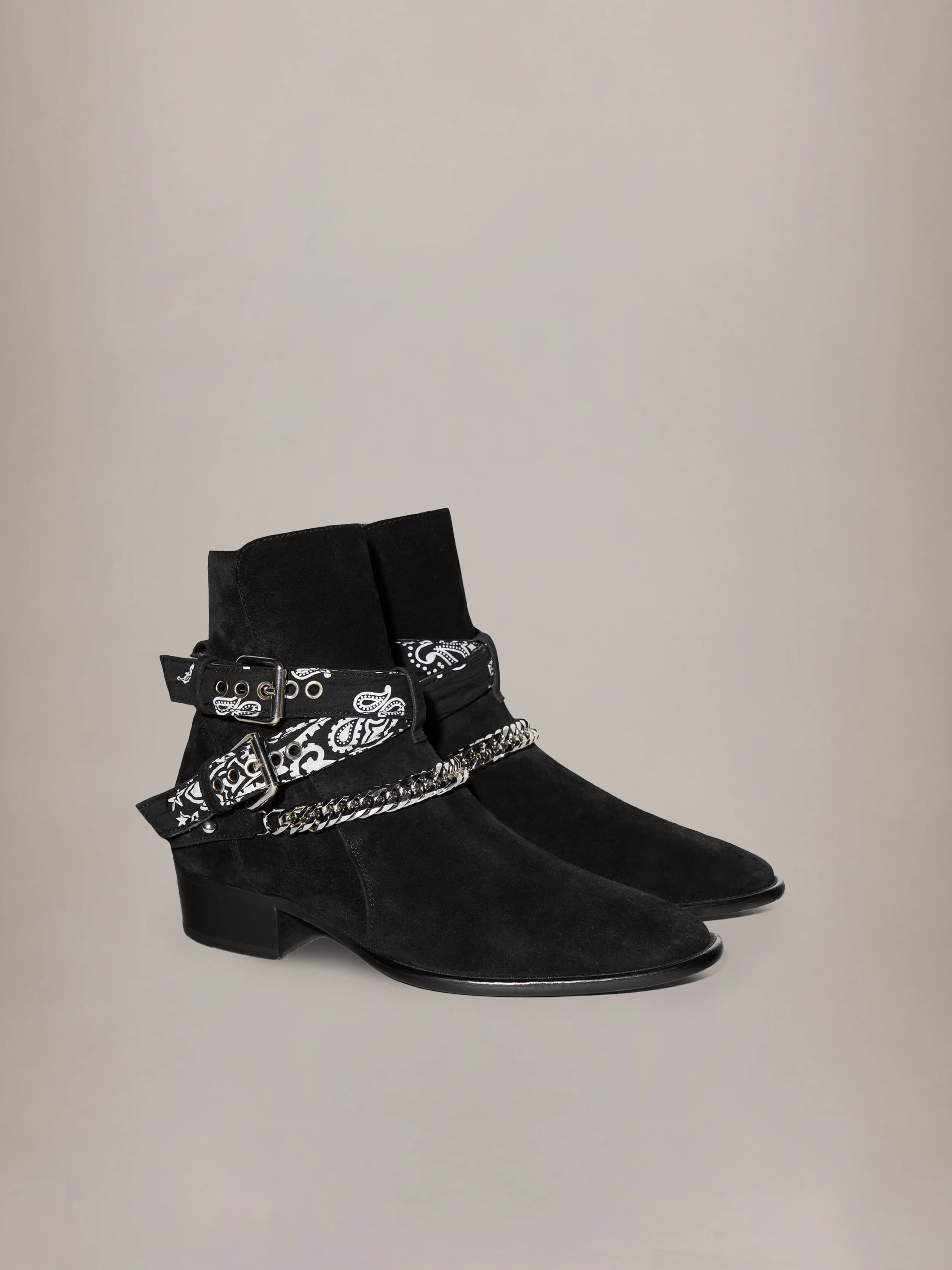 BANDANA BUCKLE BOOT - BLACK by Amiri
