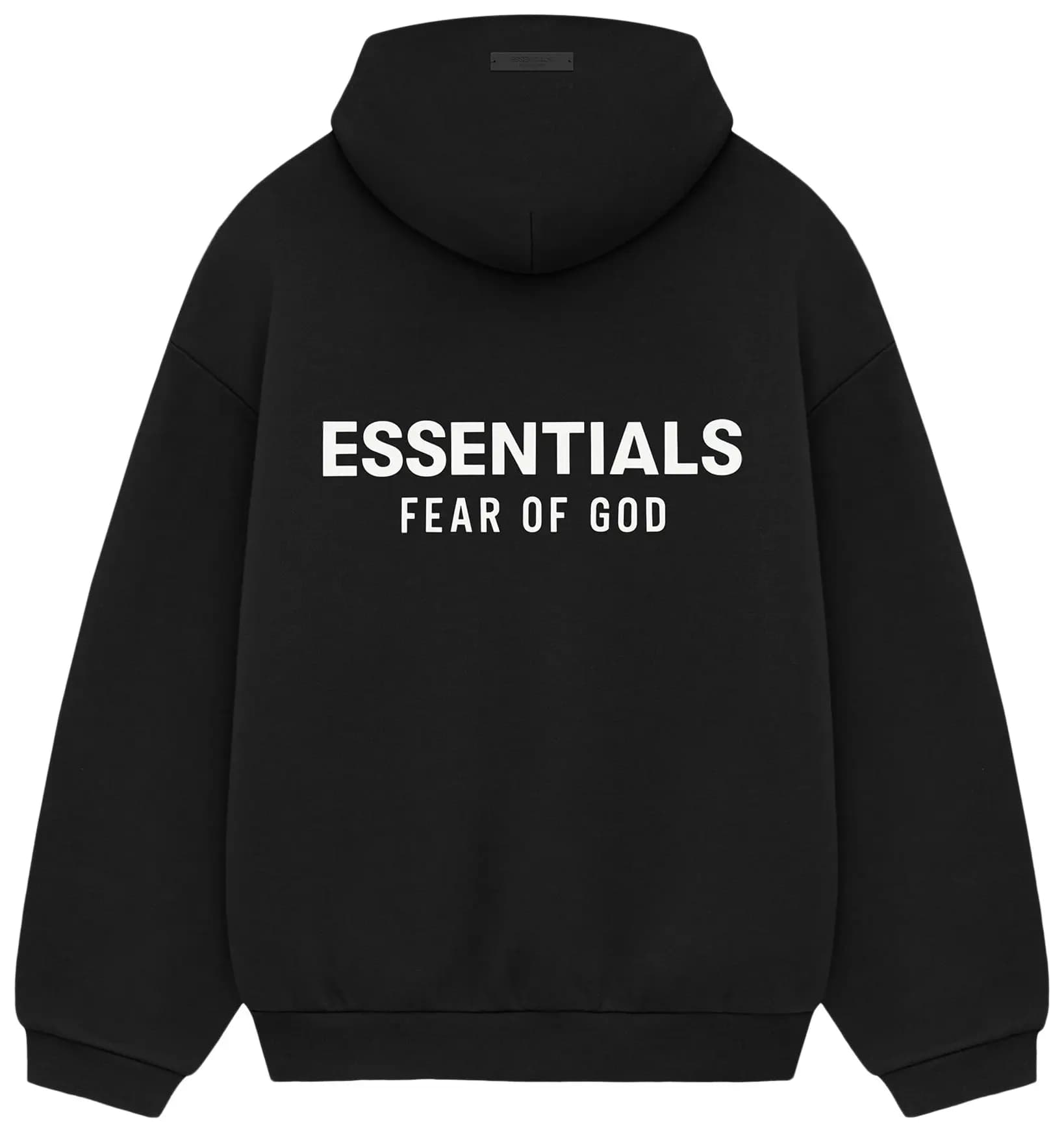 Fear of God Essentials Fleece Hoodie II 'Black' 2
