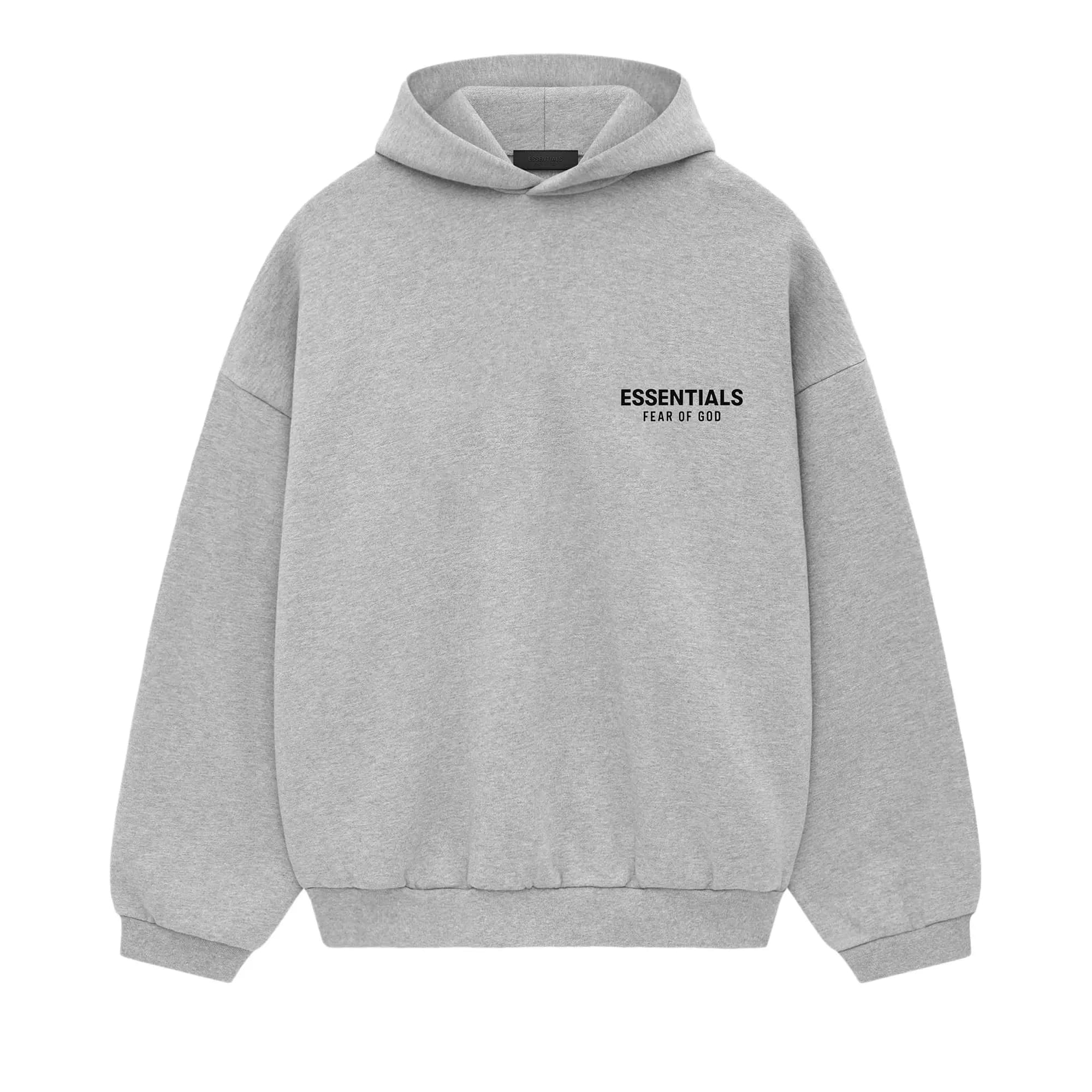 Fear of God Essentials Fleece Hoodie II 'Light Heather Grey' by Fear Of God Essentials