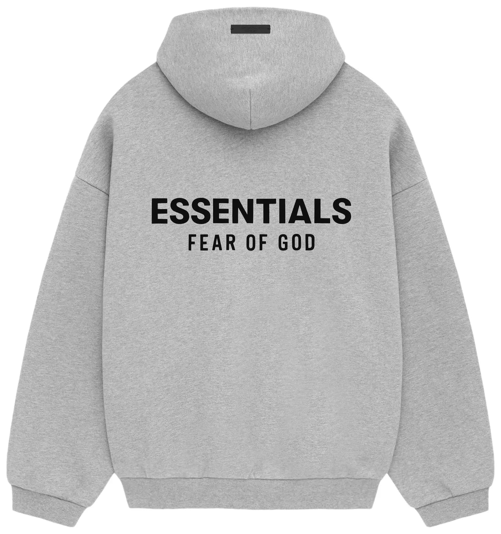 Fear of God Essentials Fleece Hoodie II 'Light Heather Grey' 2